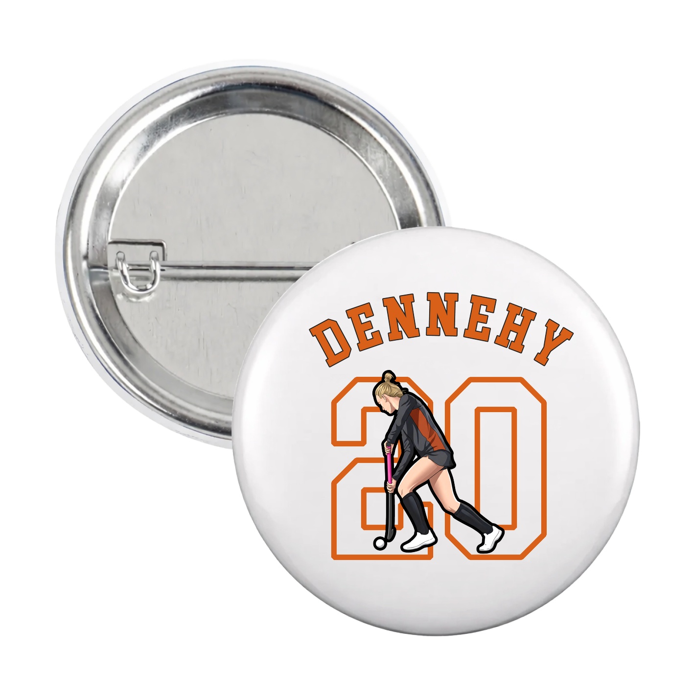 Game Day Button — Shirsey Arch in White