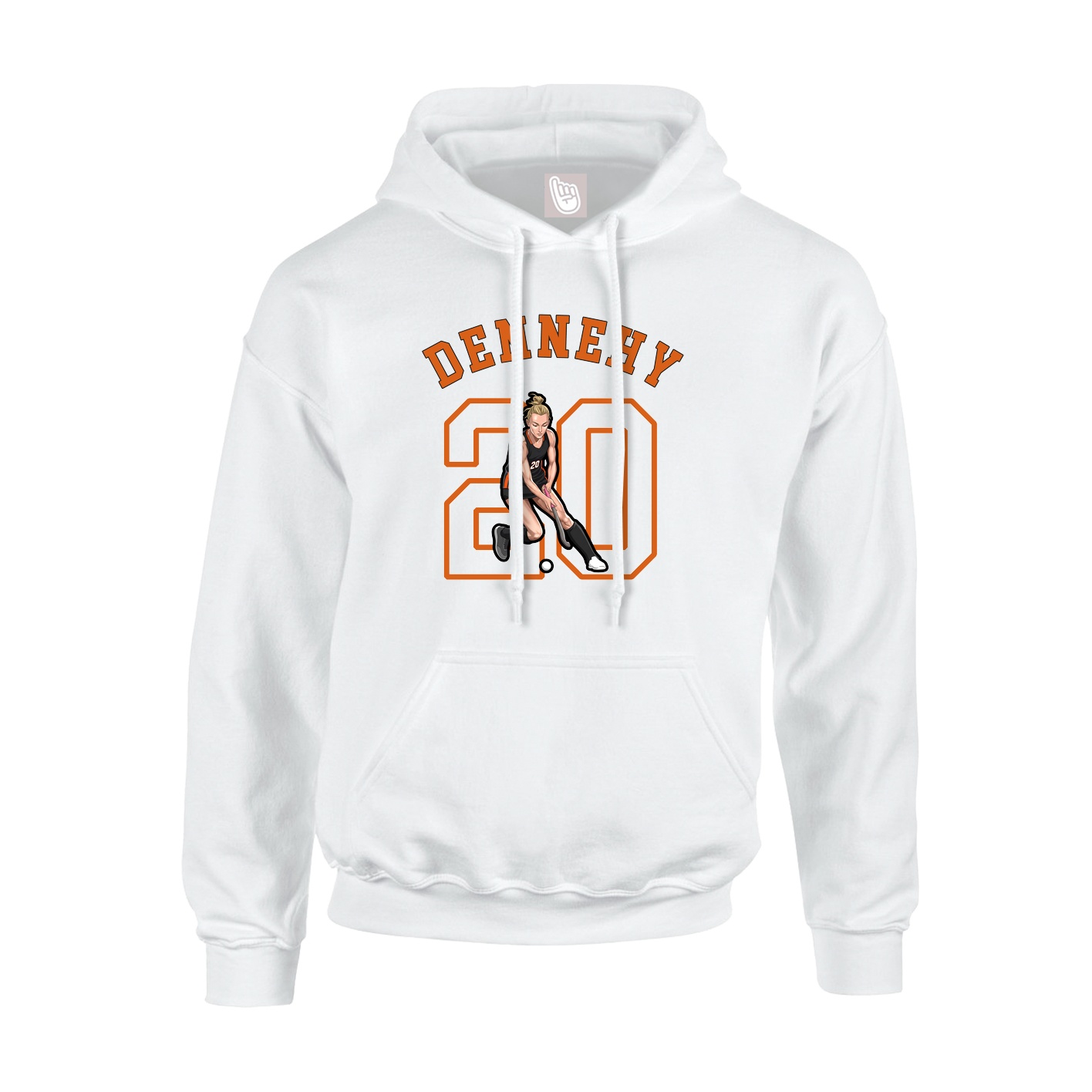 Hoodie — Shirsey Arch in White