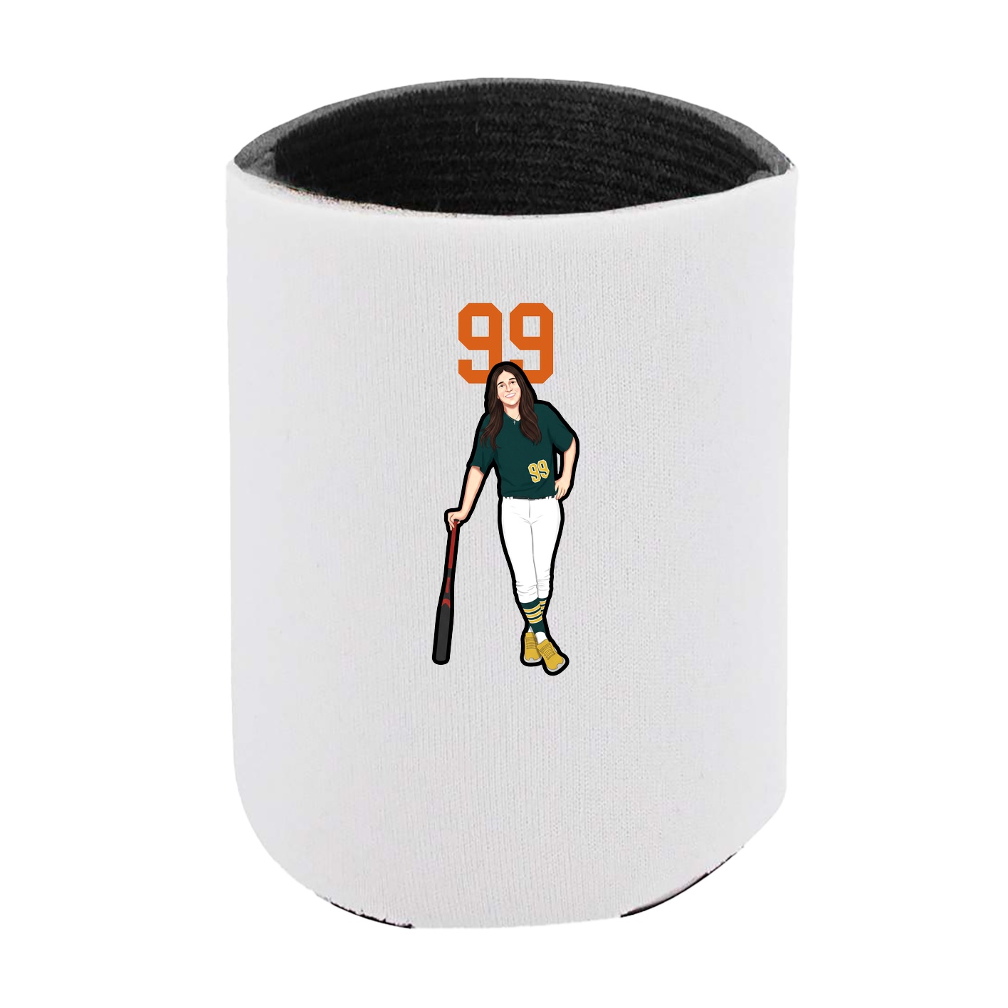 Can Holder — Number Top in White