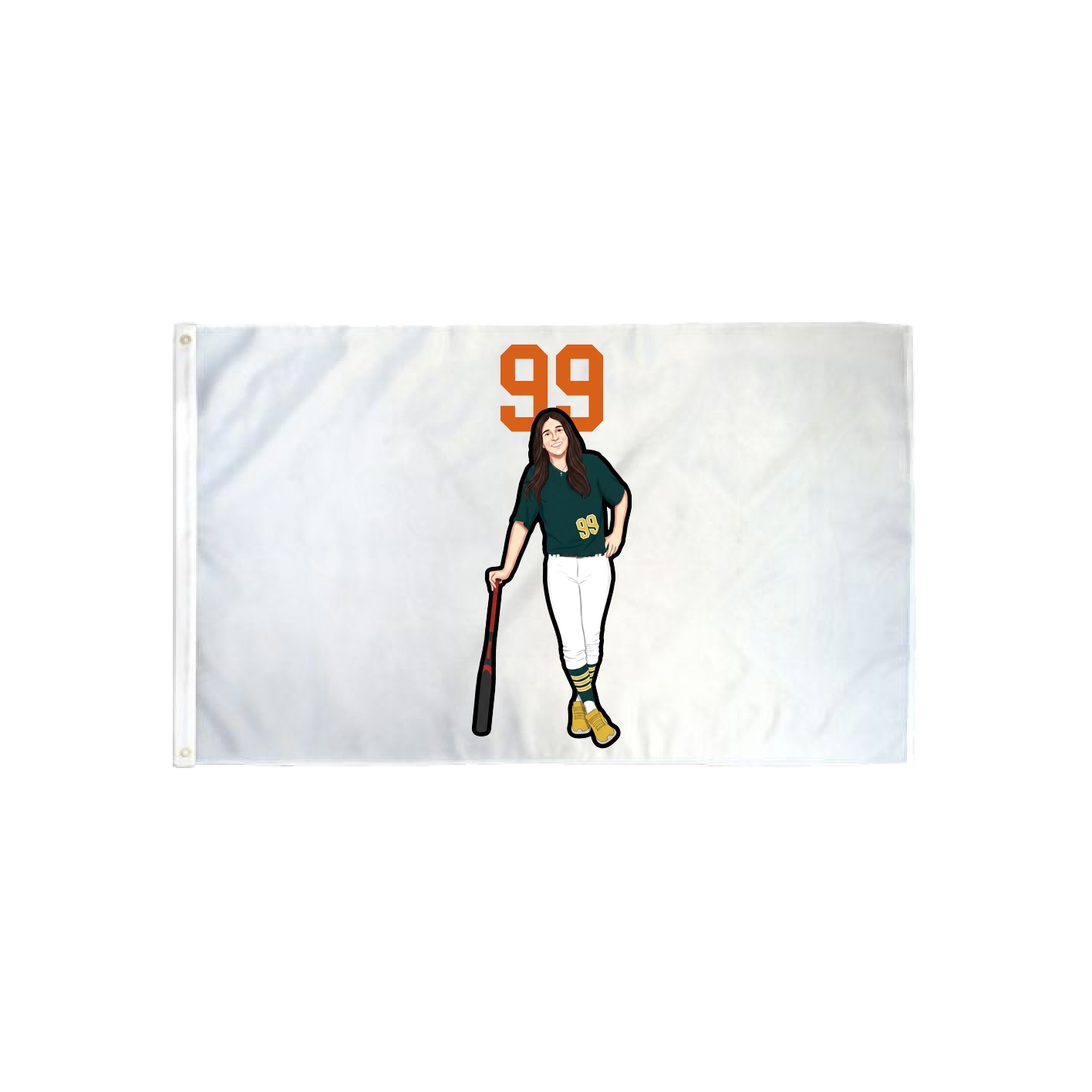 3x5 Flag — Number Top in Classic