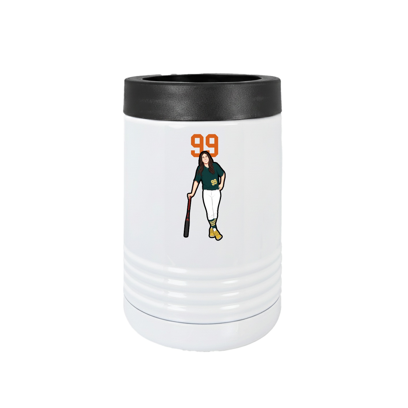 Beverage Holder — Number Top in White