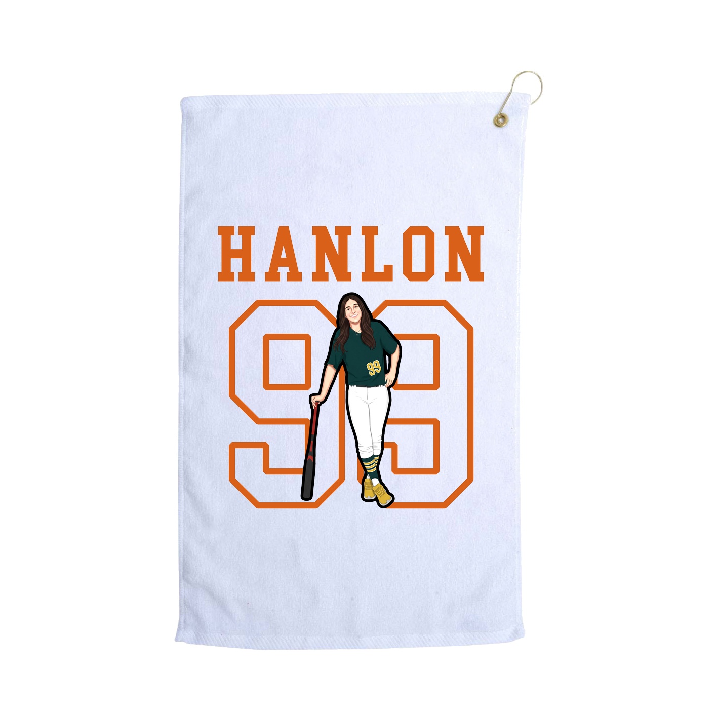 Golf Towel — Shirsey in White