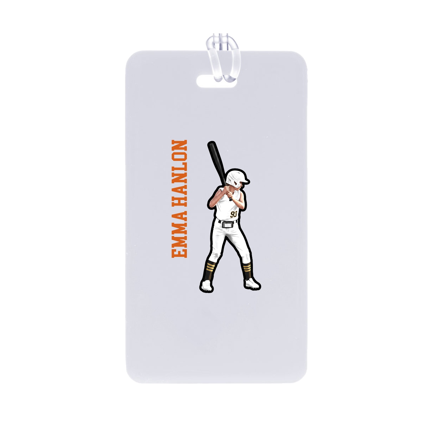 Bag Tag — Name Vertical in Classic