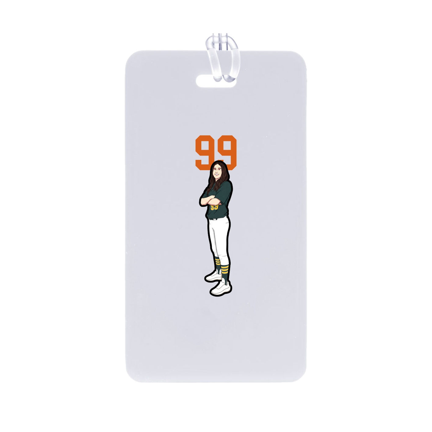 Bag Tag — Number Top in Classic
