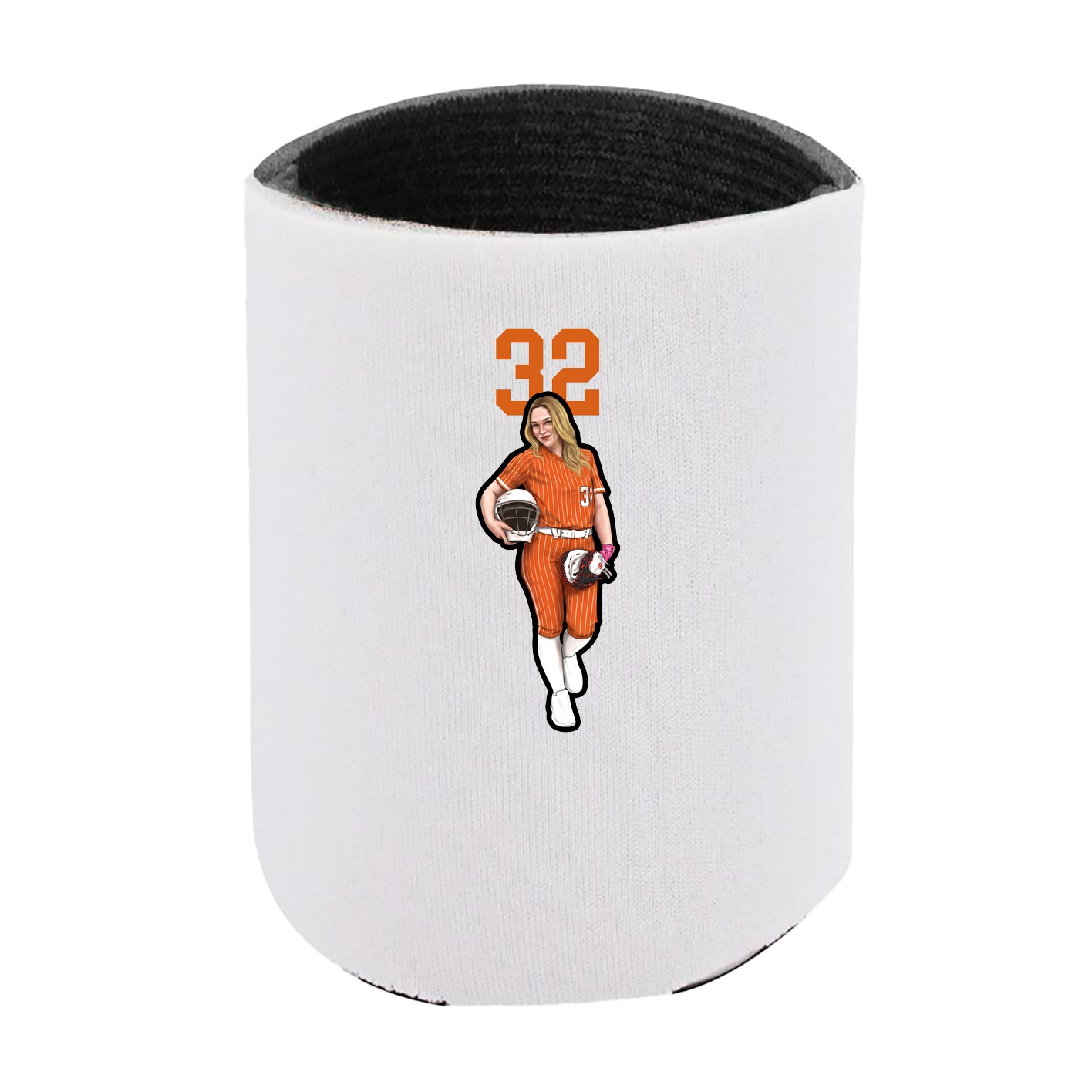 Can Holder — Number Top in White