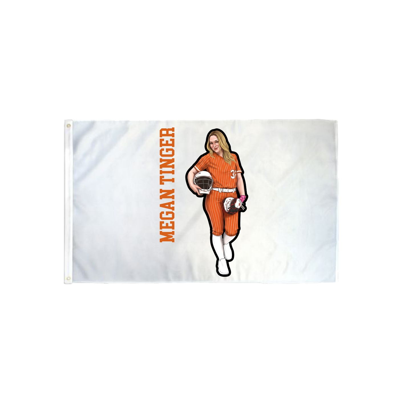 3x5 Flag — Name Vertical in Classic