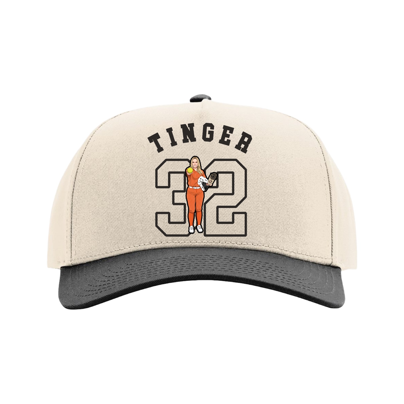 Full Fabric Five-Panel Champ Cap