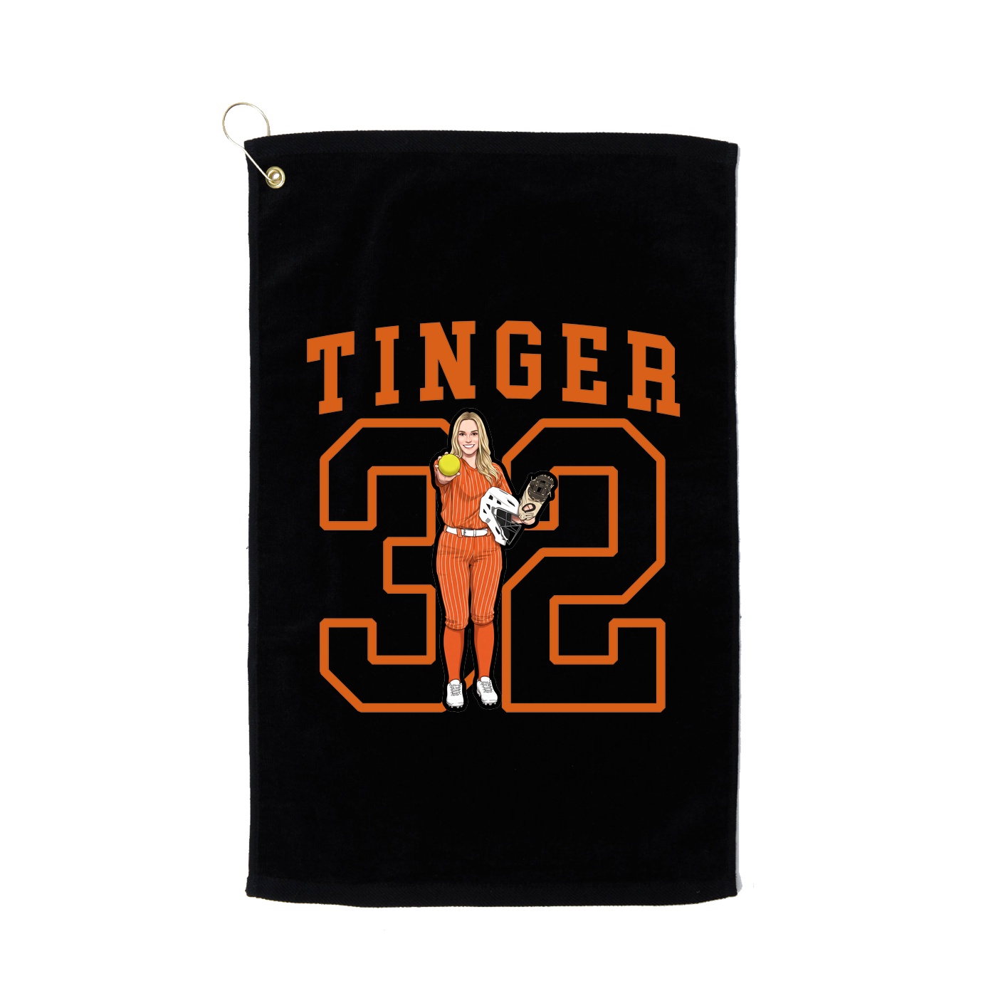 Golf Towel — Shirsey in Black