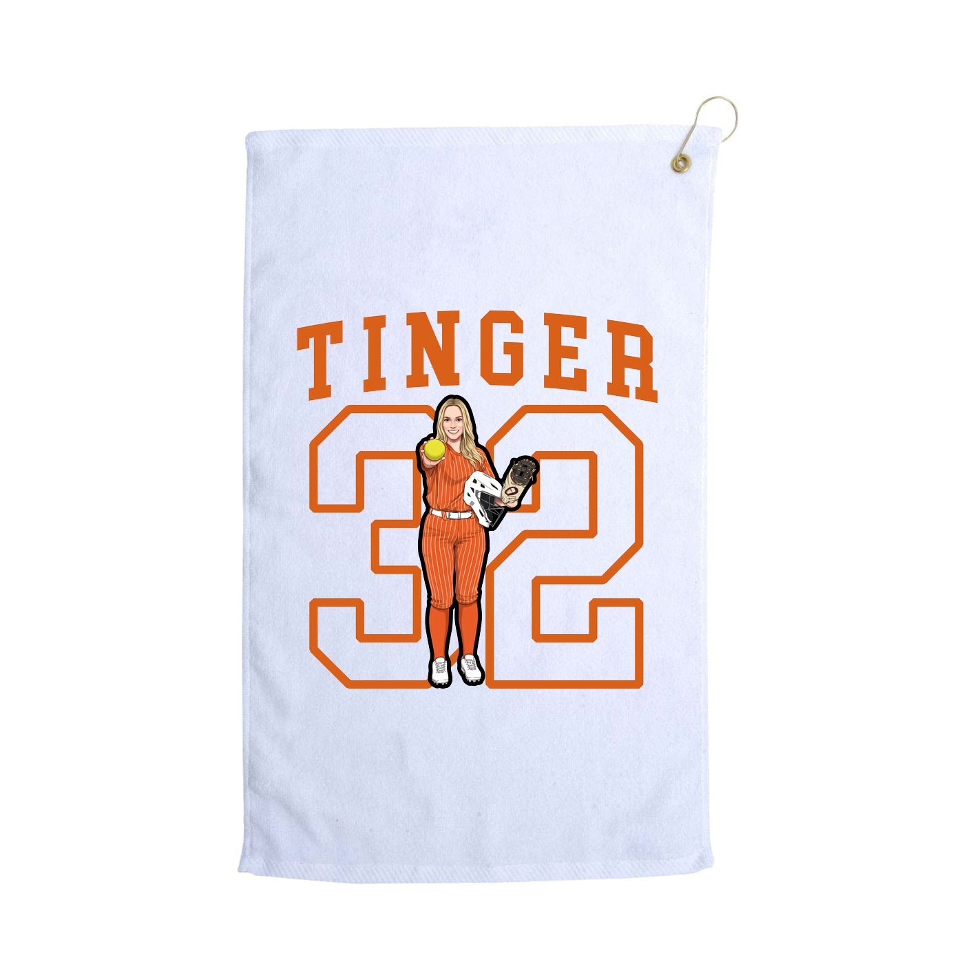 Golf Towel — Shirsey in White
