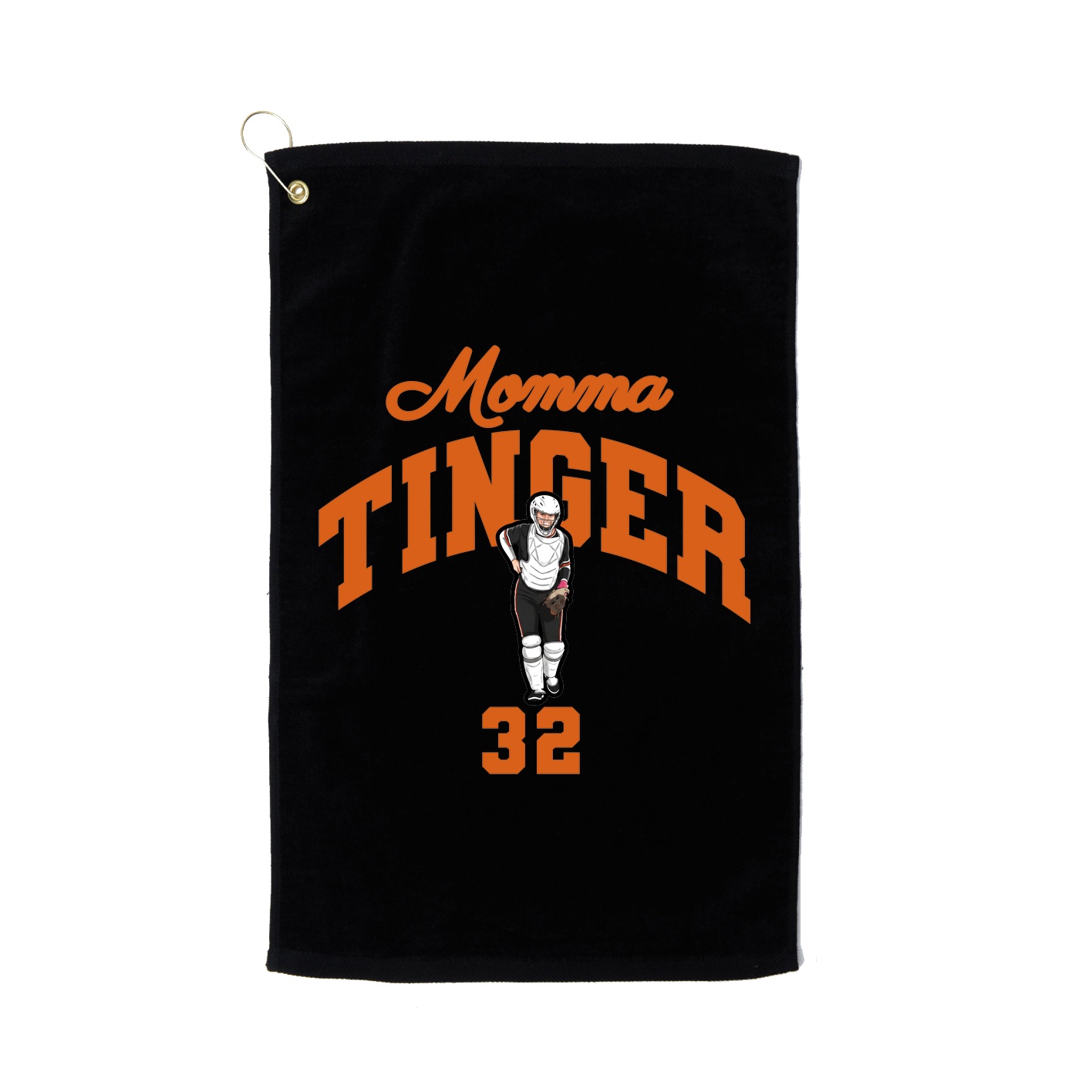 Golf Towel — Mothers Day Arch in Black
