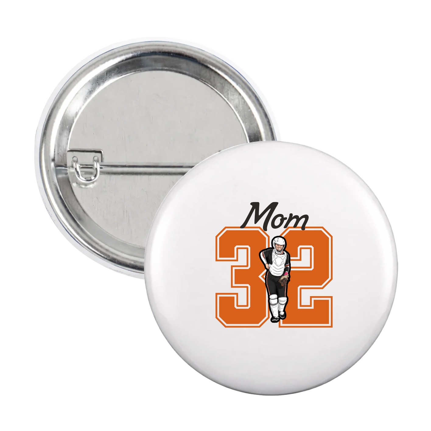 Game Day Button — Mothers Day Shirsey in White
