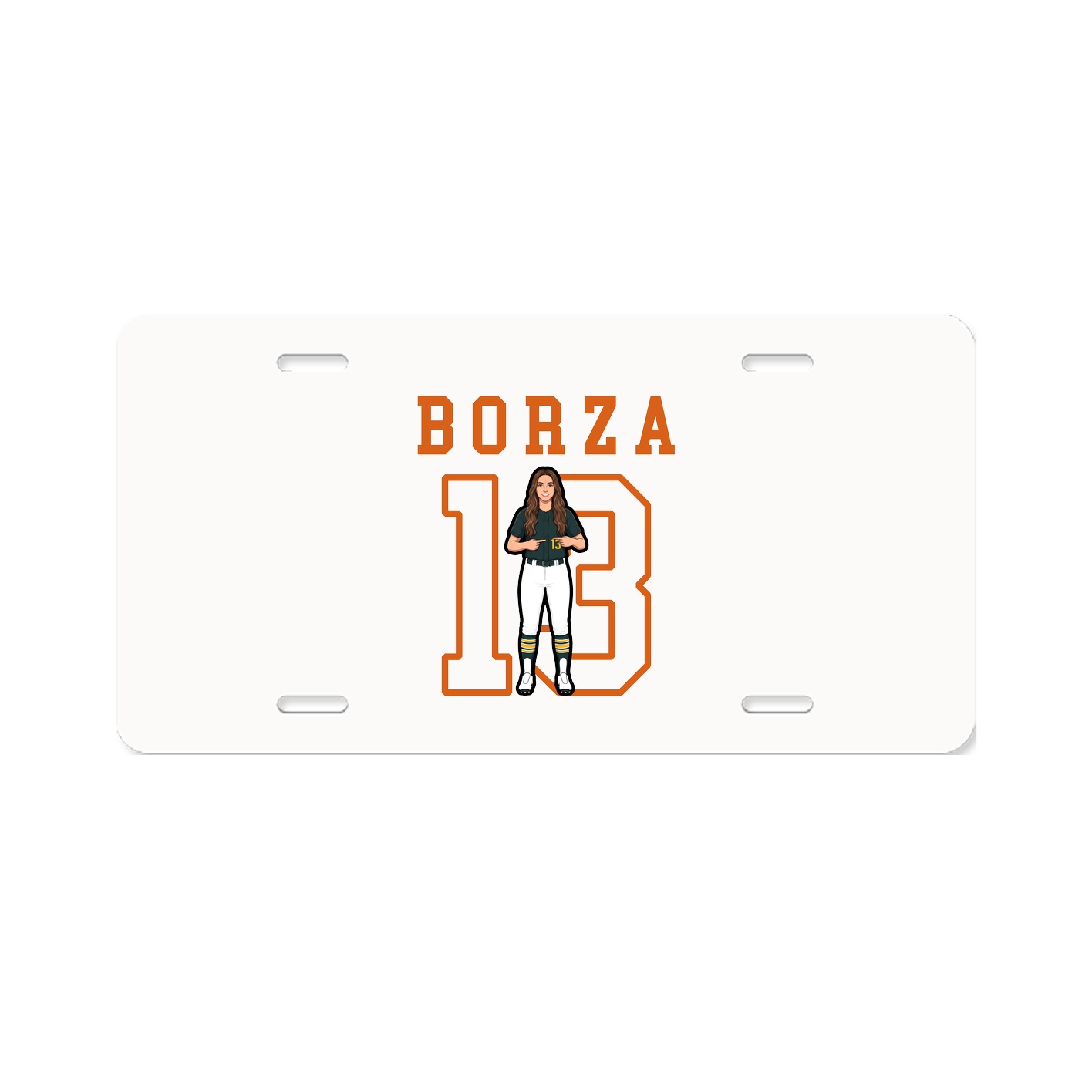 License Plate — Shirsey in Classic