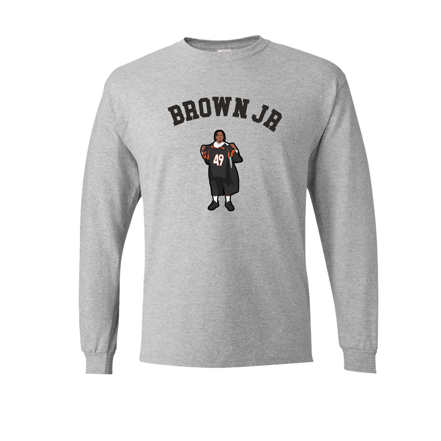 Long Sleeve Tee — Shirsey Arch in Grey