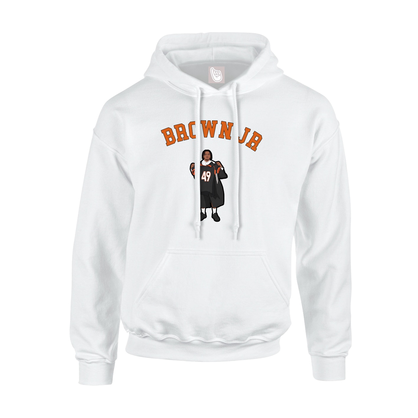 Hoodie — Shirsey Arch in White
