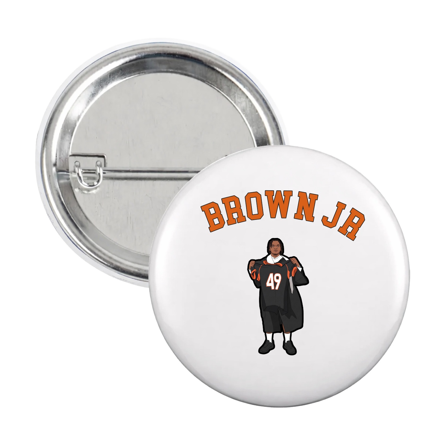 Game Day Button — Shirsey Arch in White