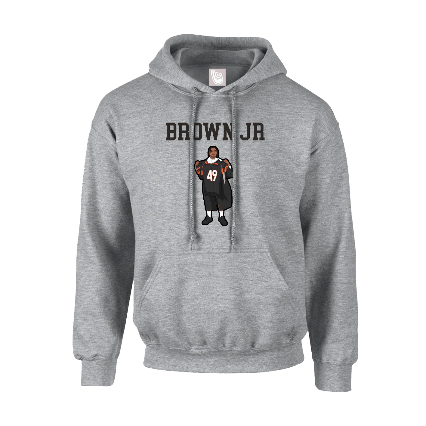 Hoodie — Shirsey in Grey