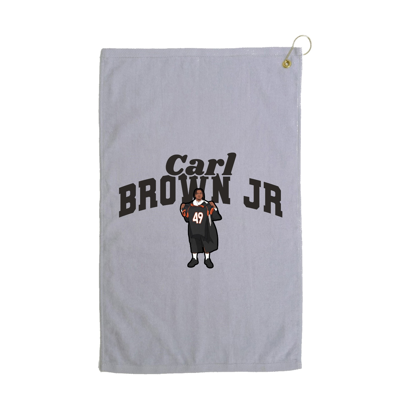 Golf Towel — Signature Arch in Grey