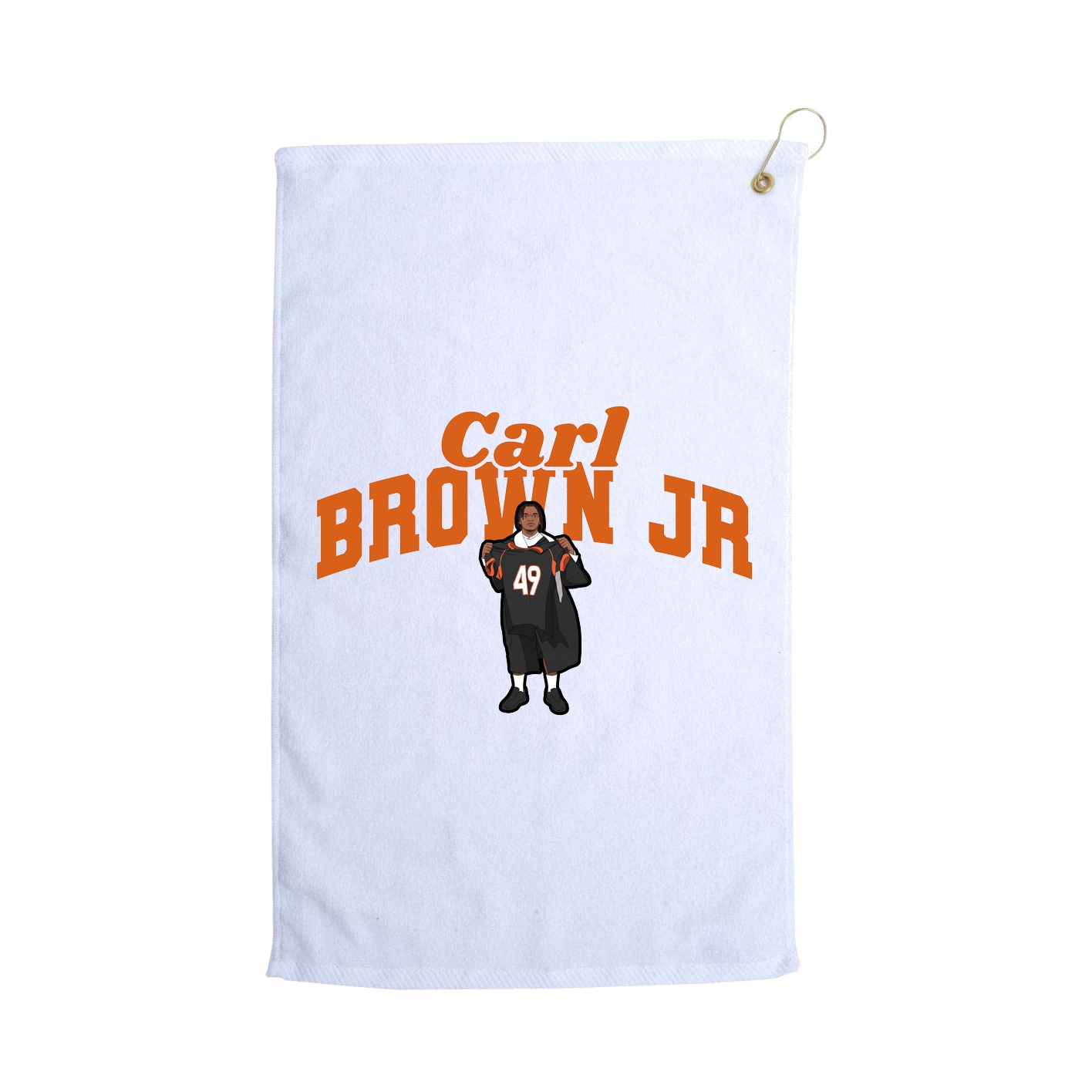 Golf Towel — Signature Arch in White