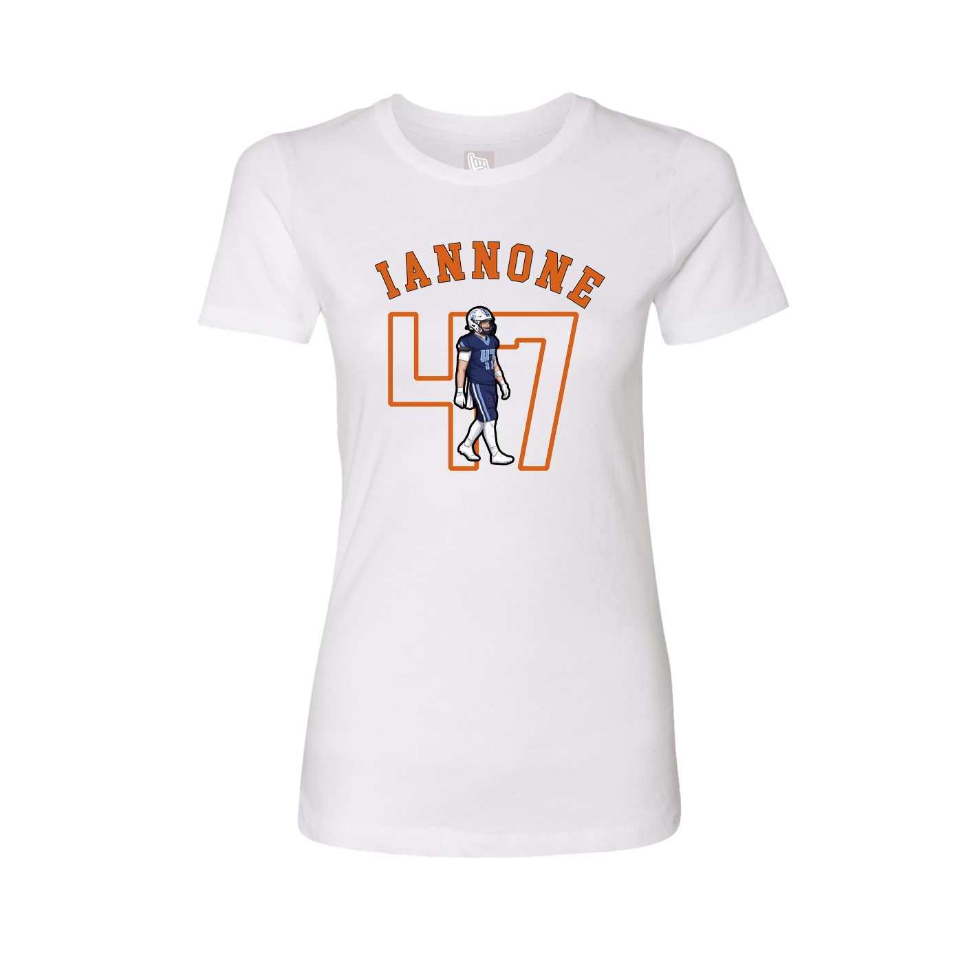 Fitted Women's Tee — Shirsey Arch in White