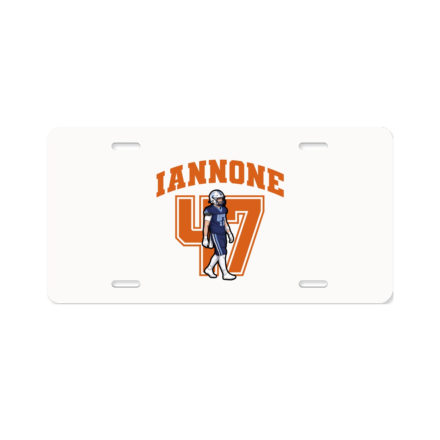 License Plate — Number in Classic