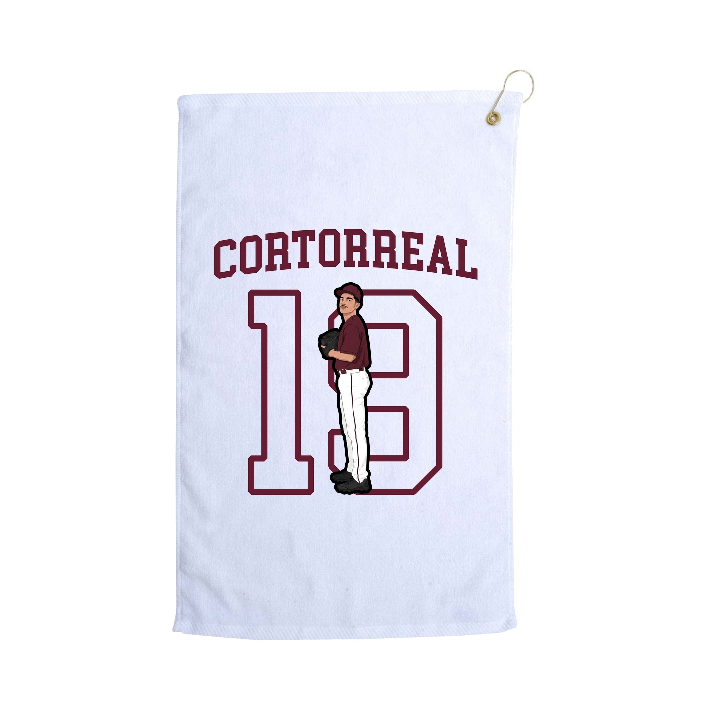 Golf Towel — Shirsey in White