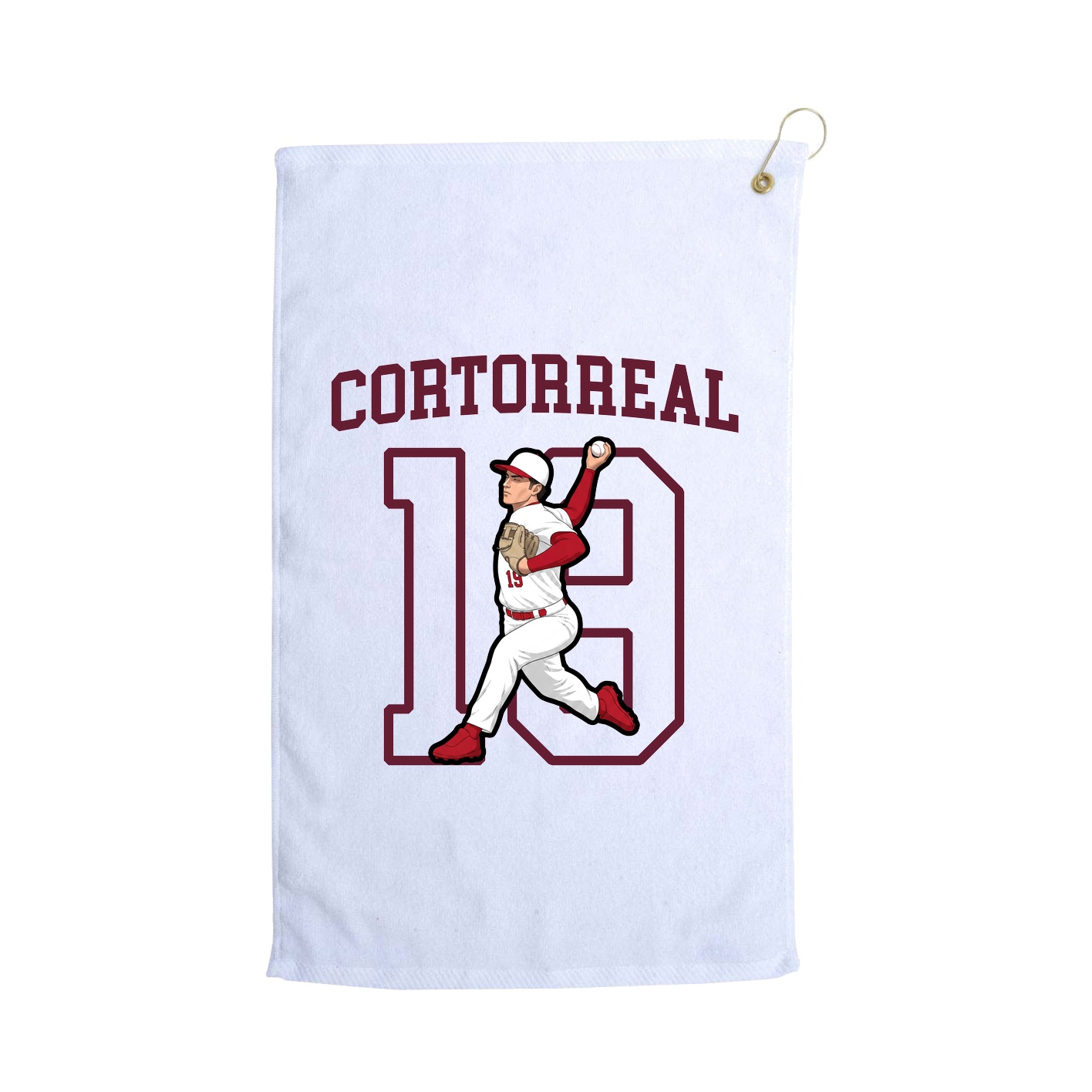 Golf Towel — Shirsey in White