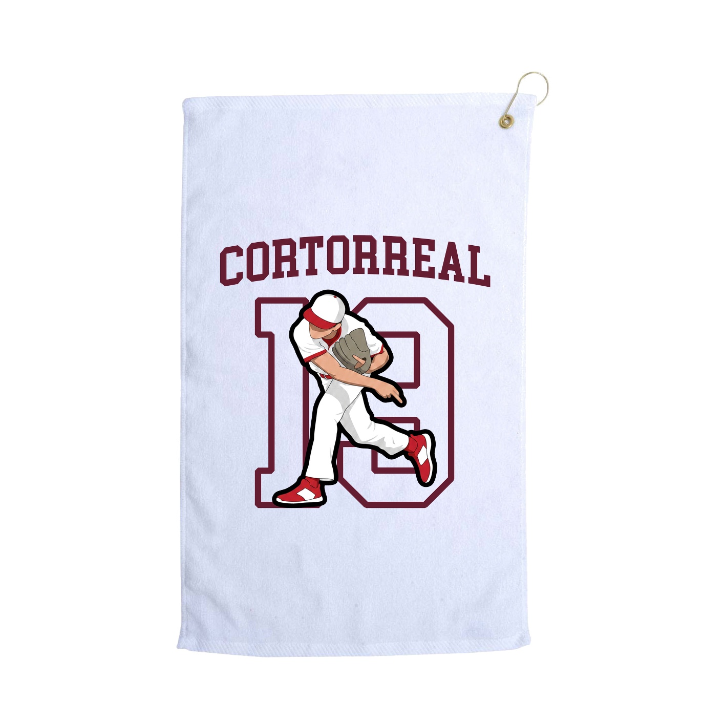 Golf Towel — Shirsey in White
