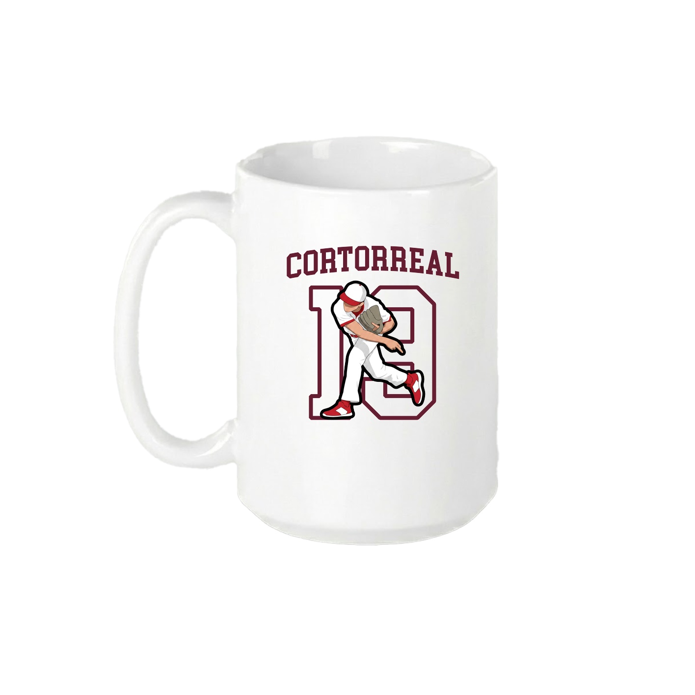 15oz Coffee Mug — Shirsey in White