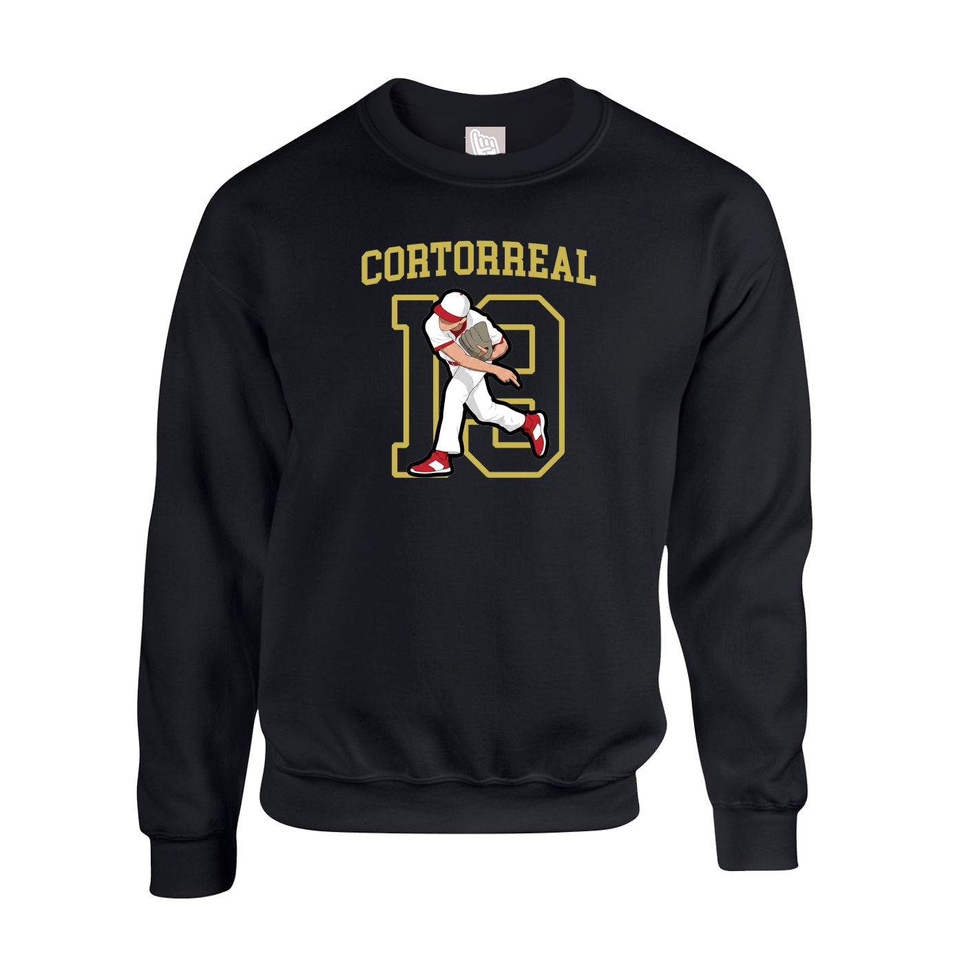 Fleece Crew — Shirsey in Black