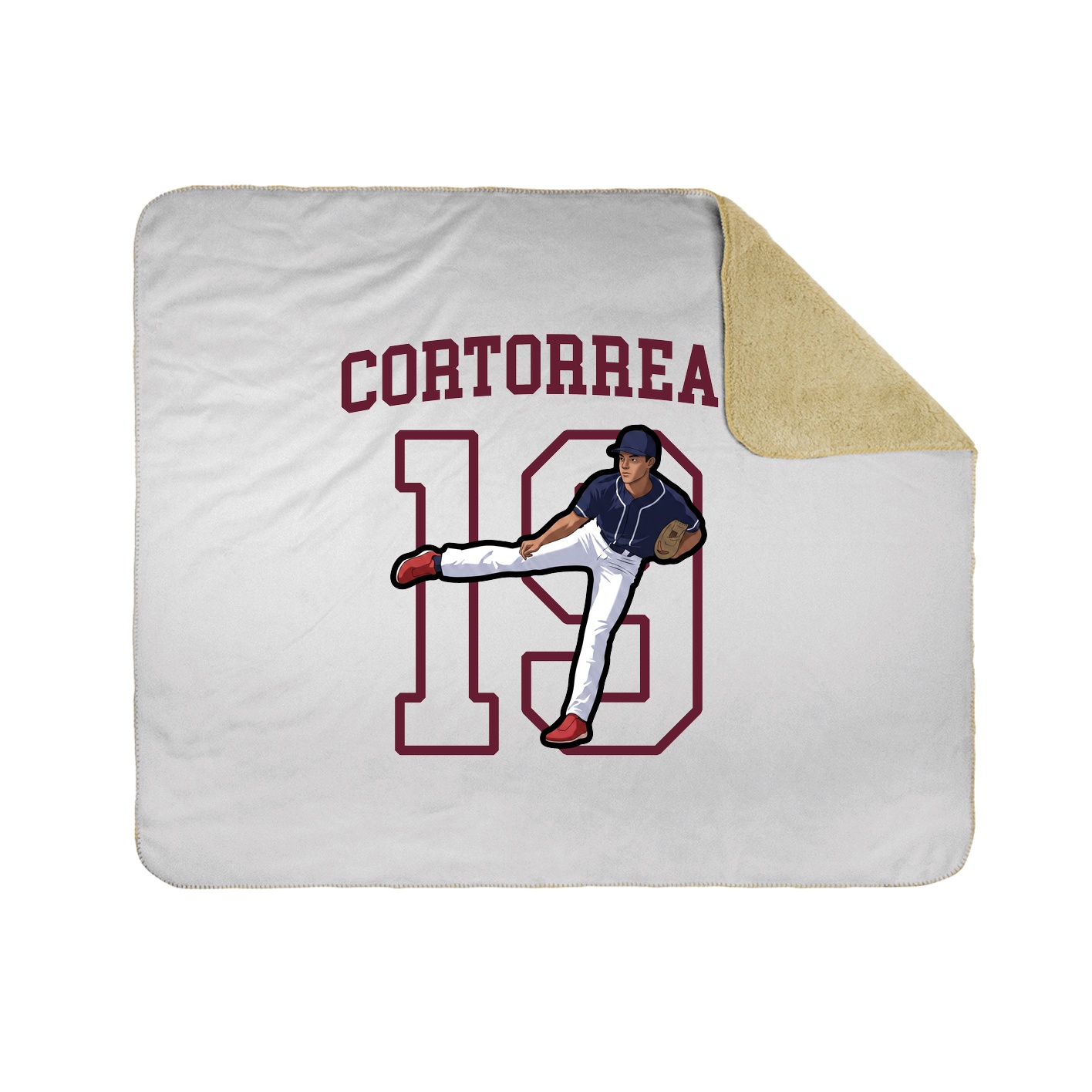 Throw Blanket — Shirsey in White