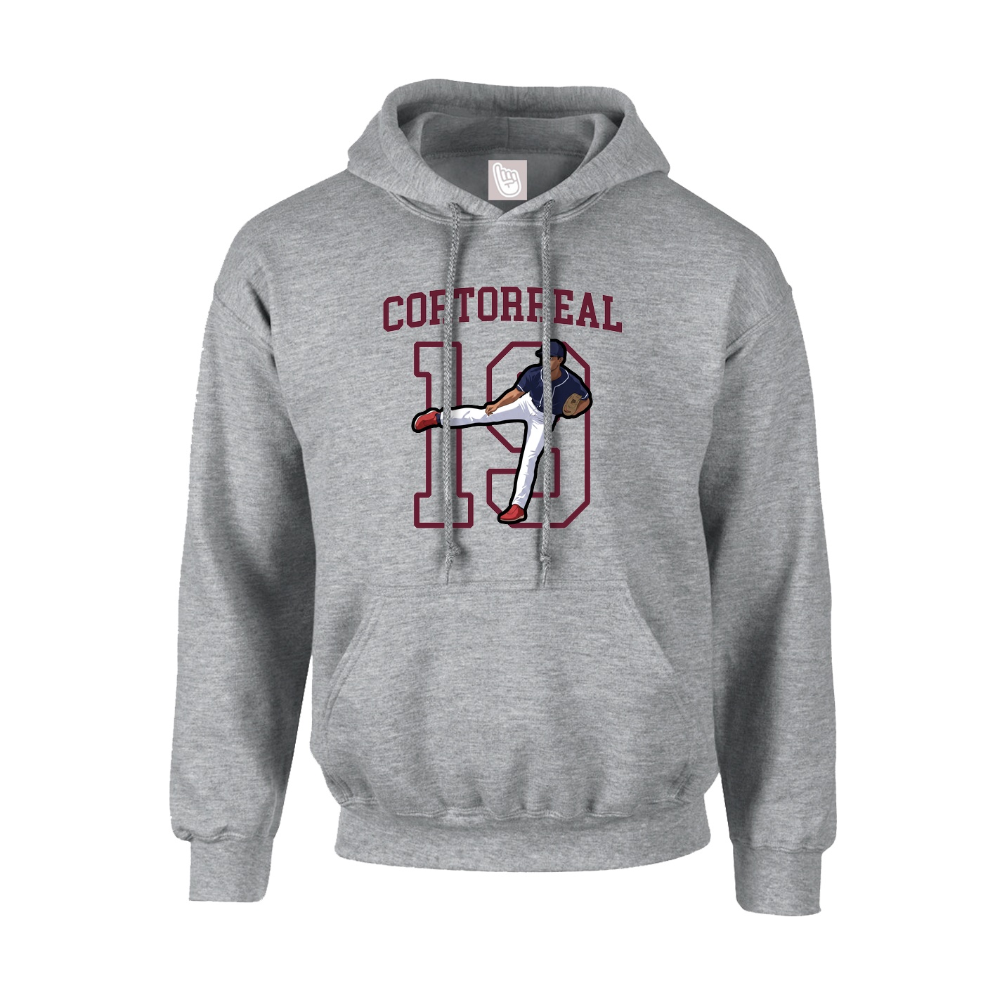 Hoodie — Shirsey in Grey