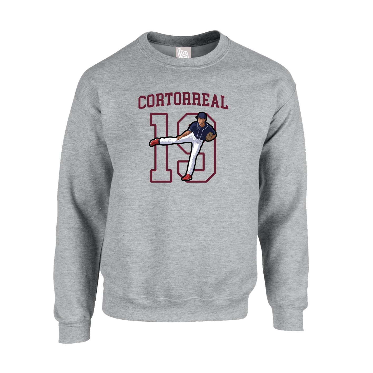 Fleece Crew — Shirsey in Grey
