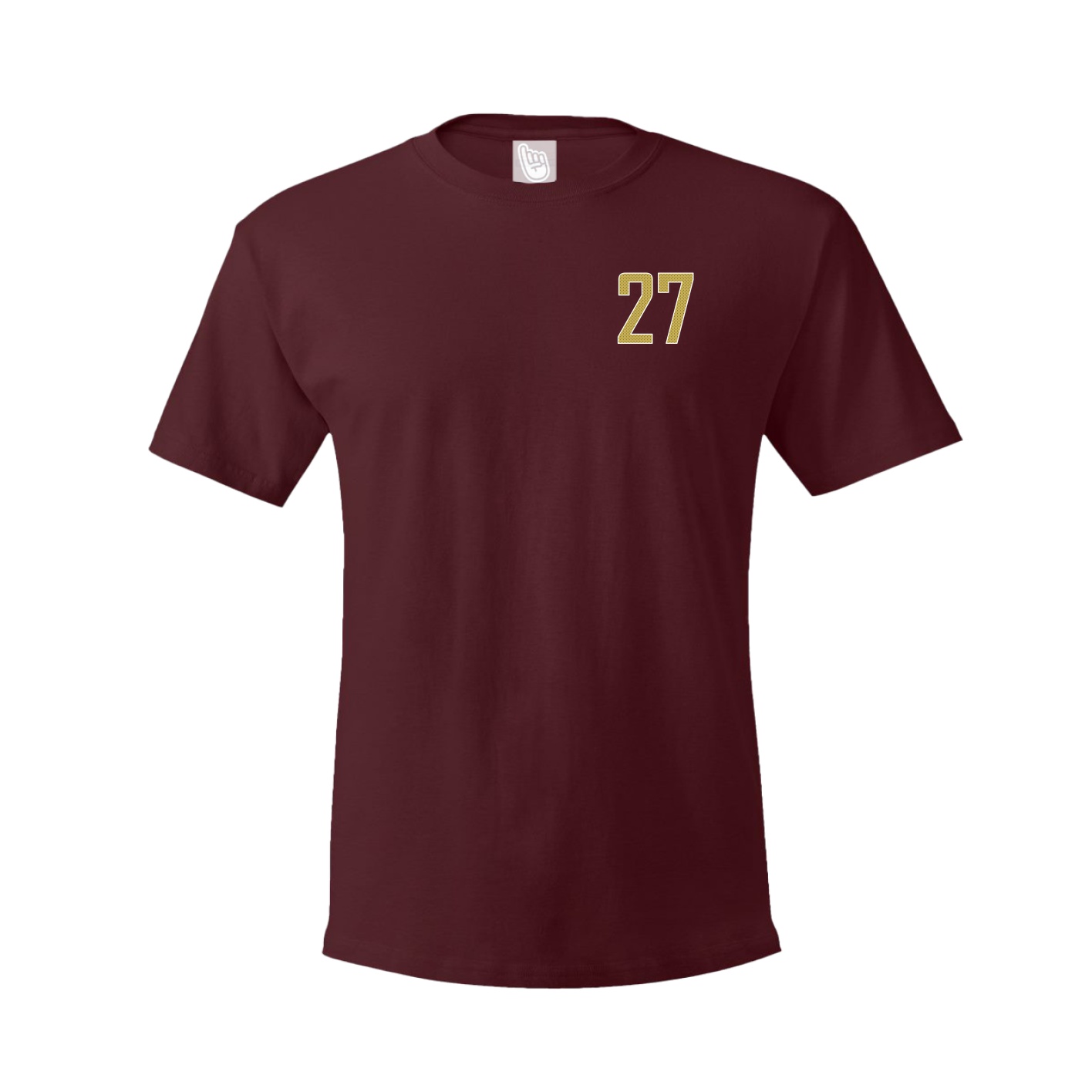 Youth Tee — Front Shirsy in Maroon