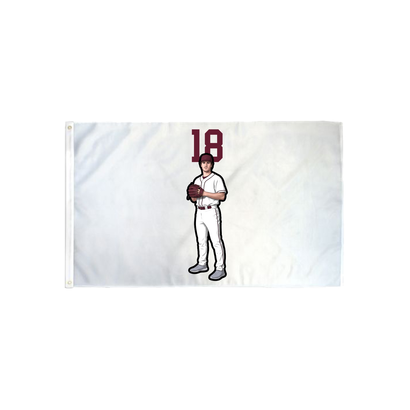 3x5 Flag — Number Top in Classic