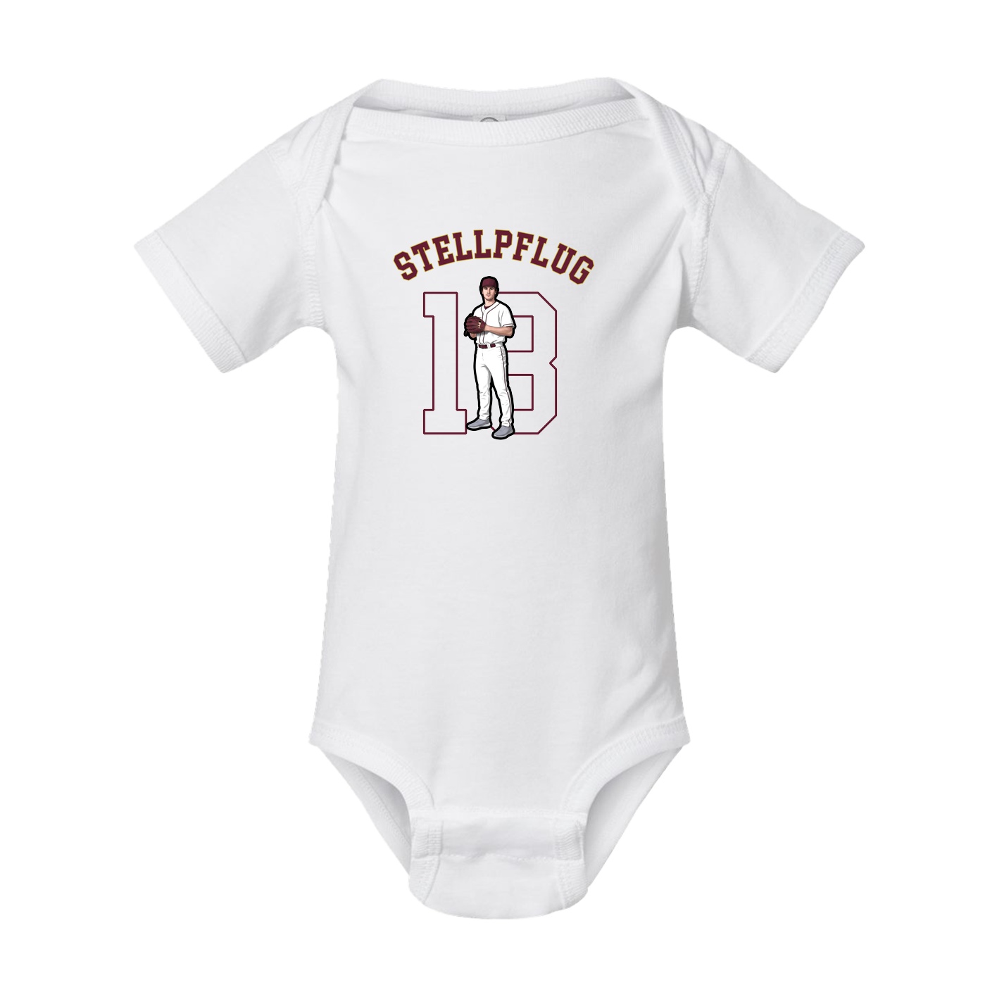 Baby Onesie — Shirsey Arch in White