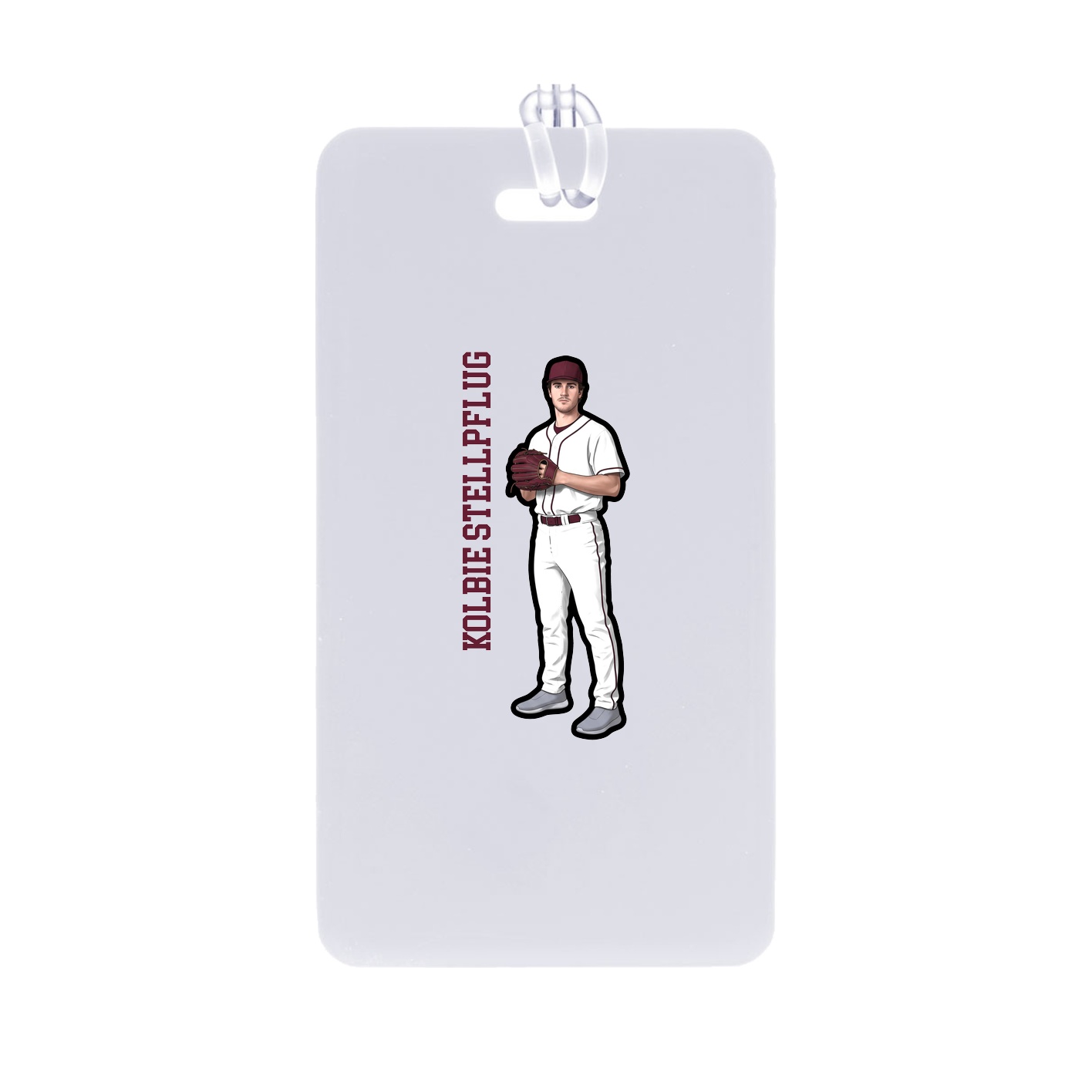 Bag Tag — Name Vertical in Classic