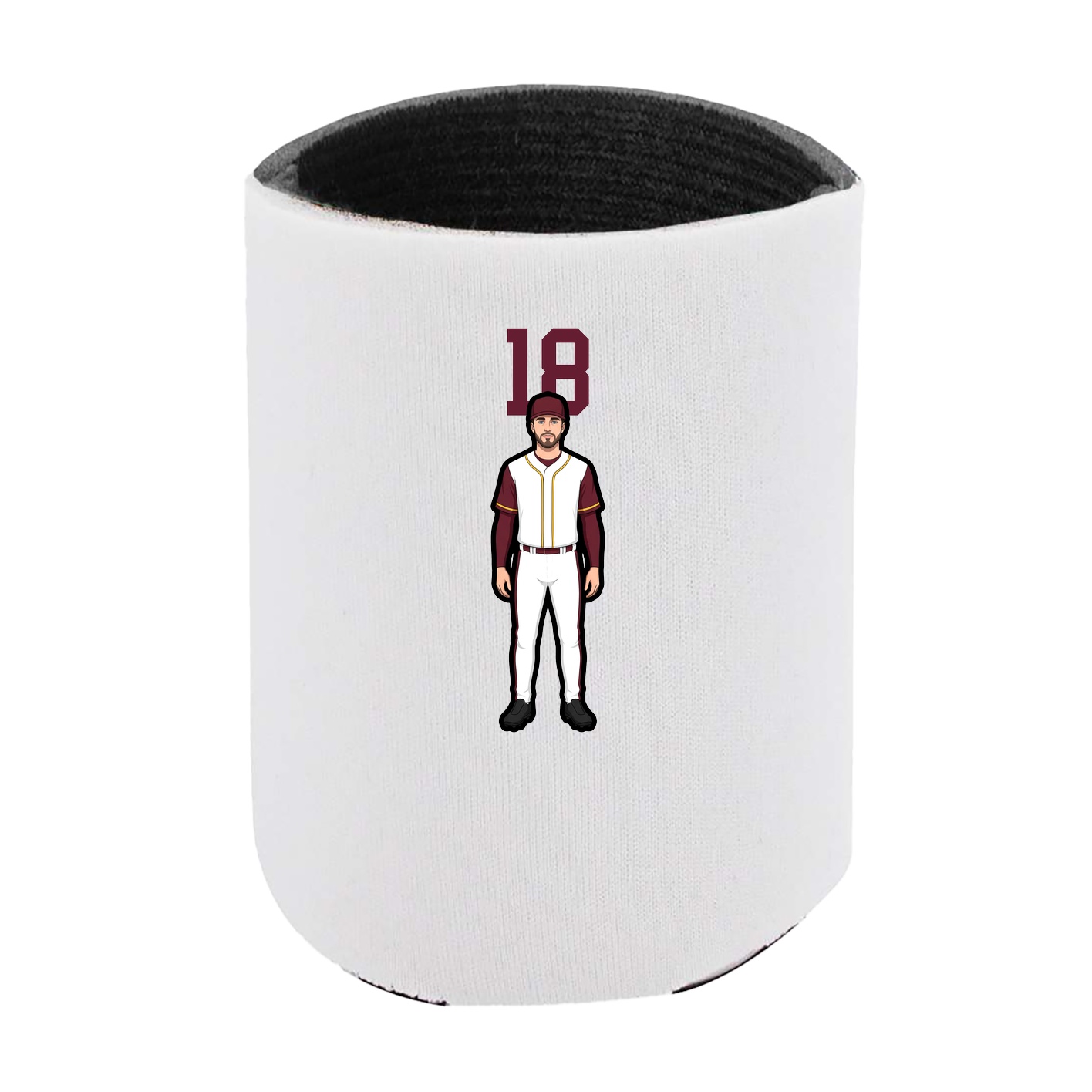 Can Holder — Number Top in White