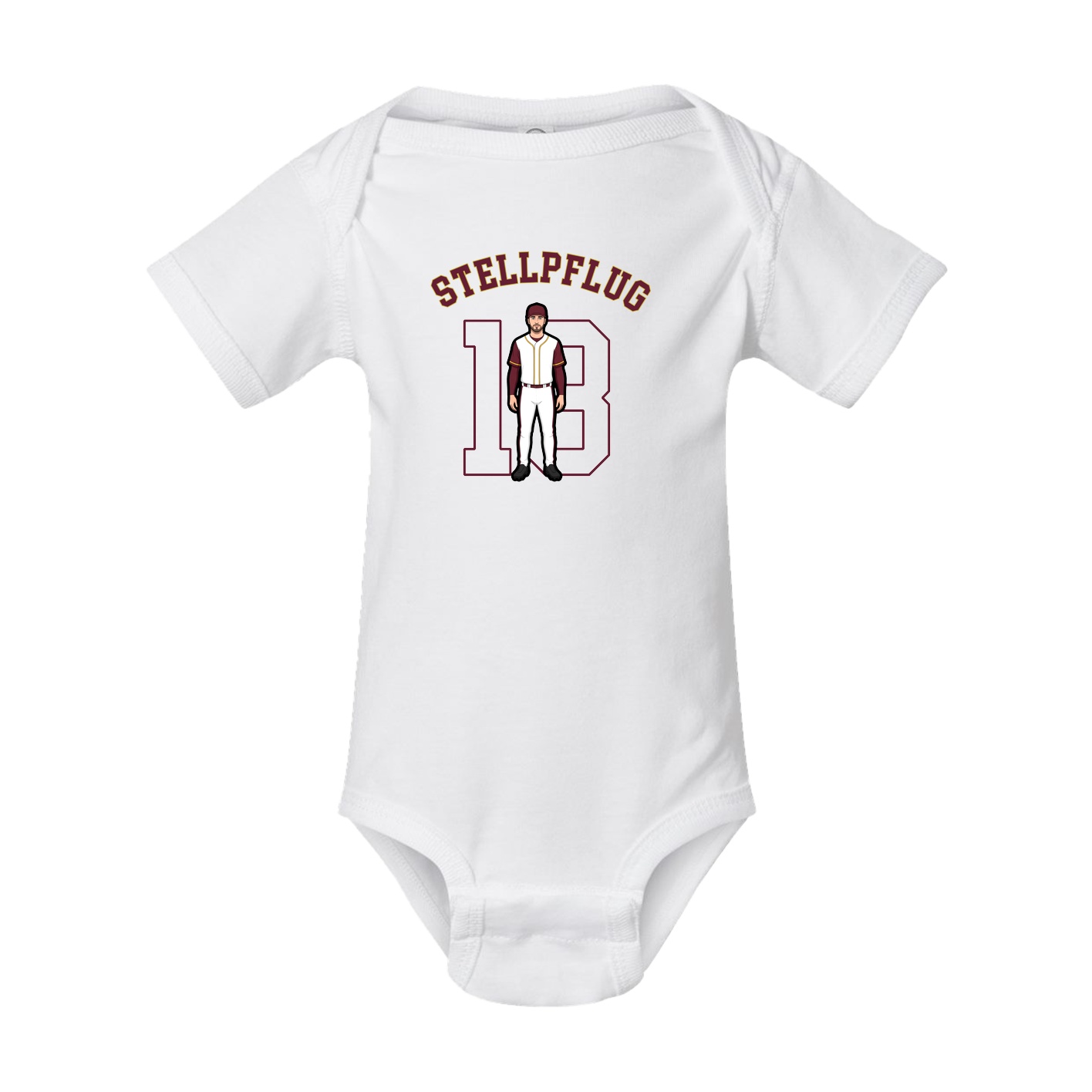 Baby Onesie — Shirsey Arch in White