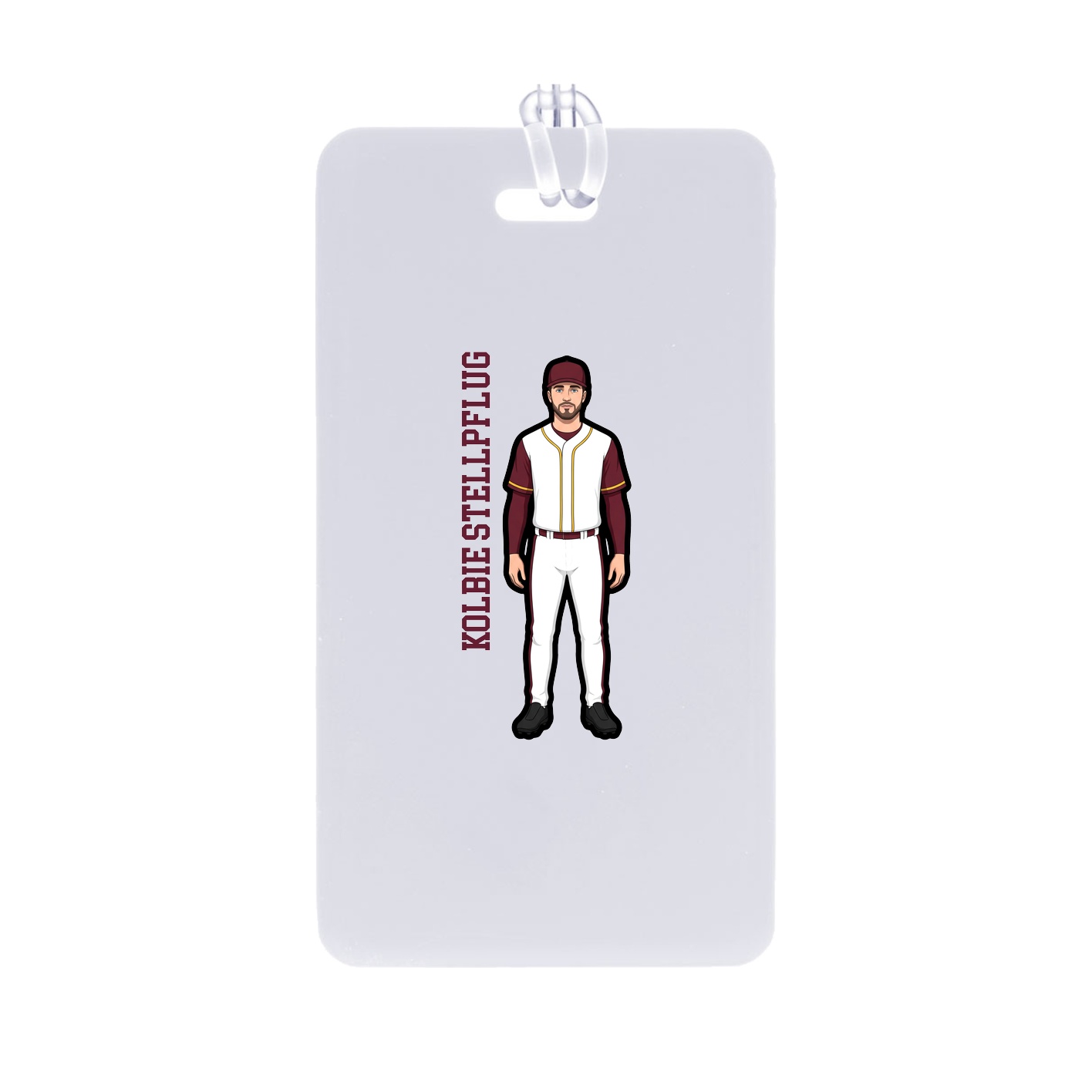 Bag Tag — Name Vertical in Classic