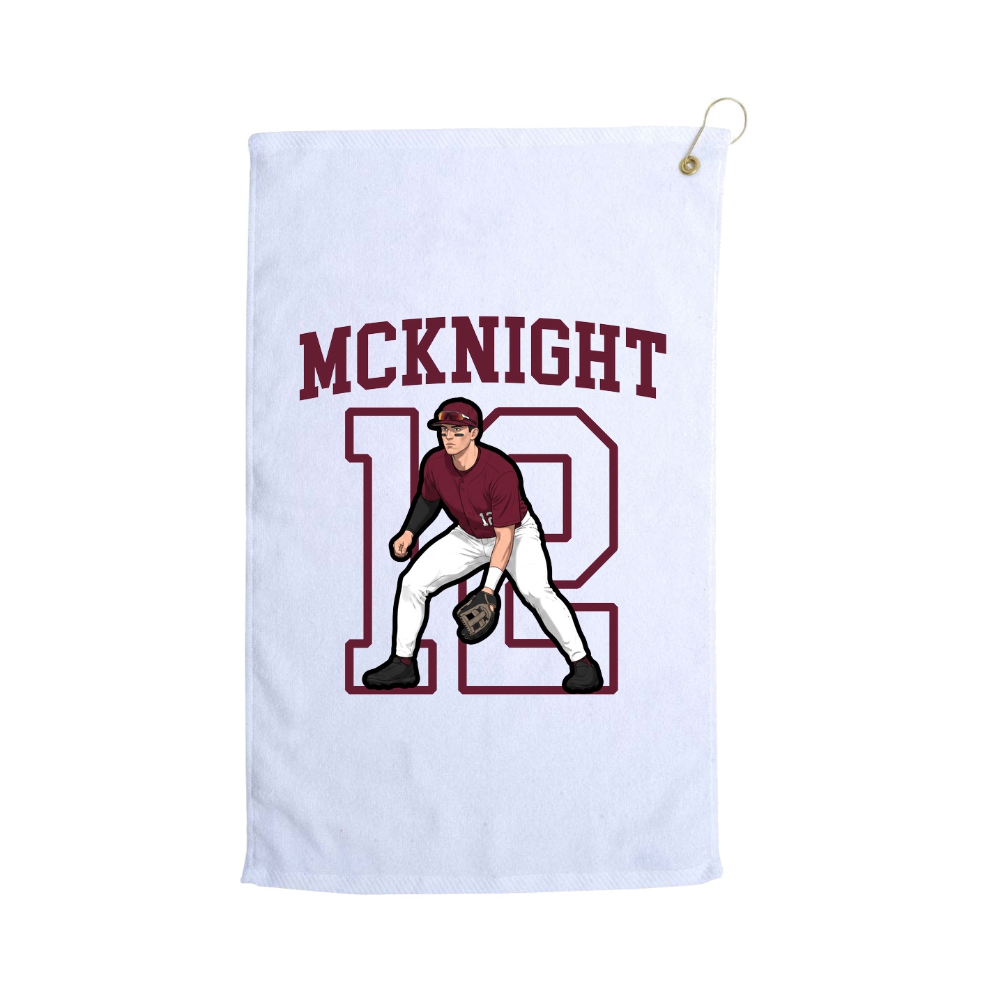 Golf Towel — Shirsey in White