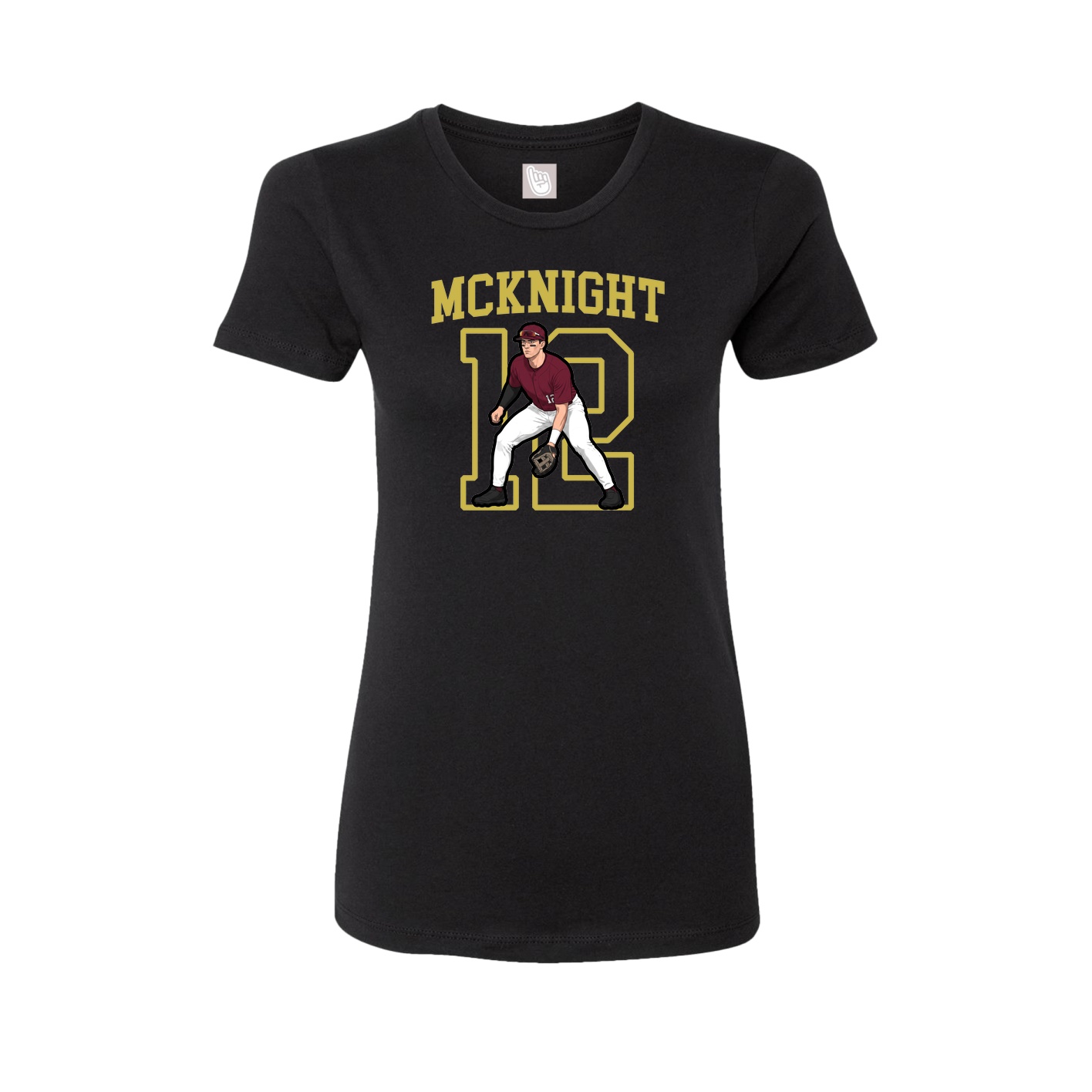 Fitted Women's Tee — Shirsey in Black