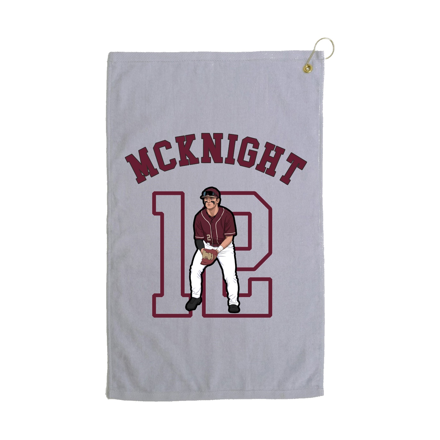 Golf Towel — Shirsey Arch in Grey