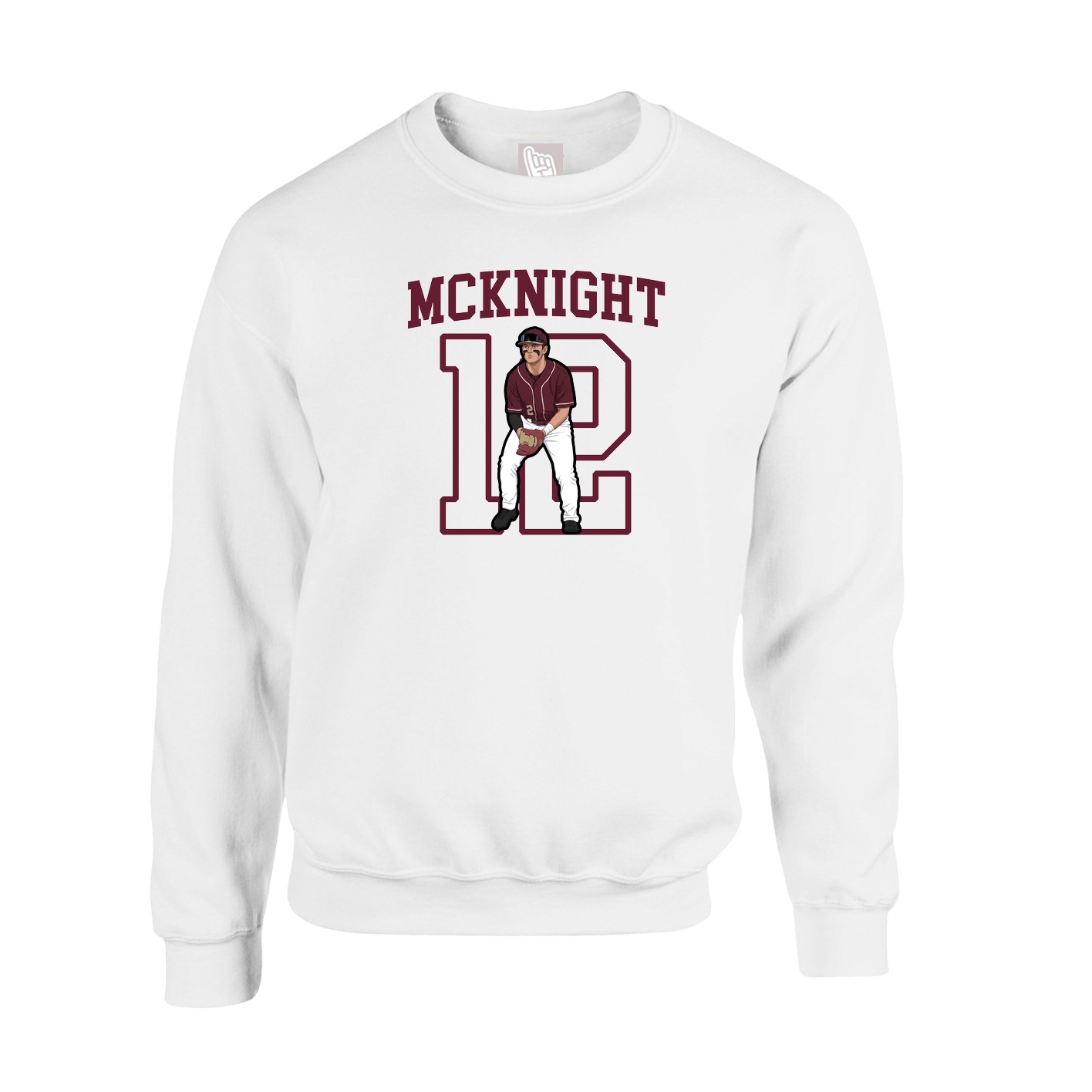 Fleece Crew — Shirsey in White