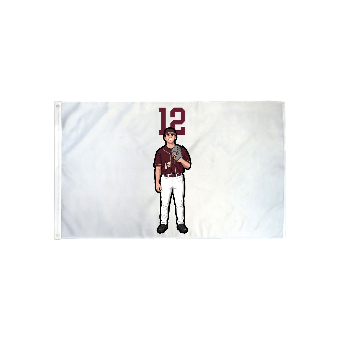 3x5 Flag — Number Top in Classic