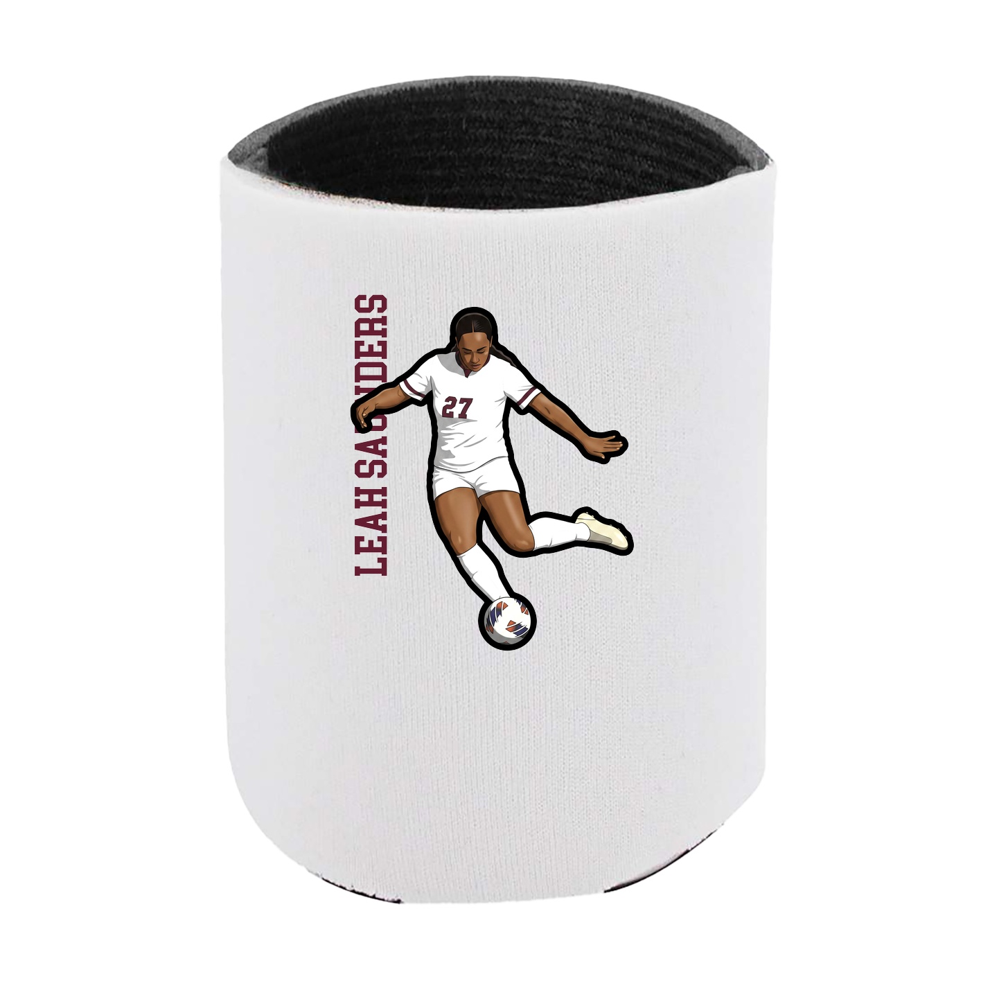 Can Holder — Name Vertical in White