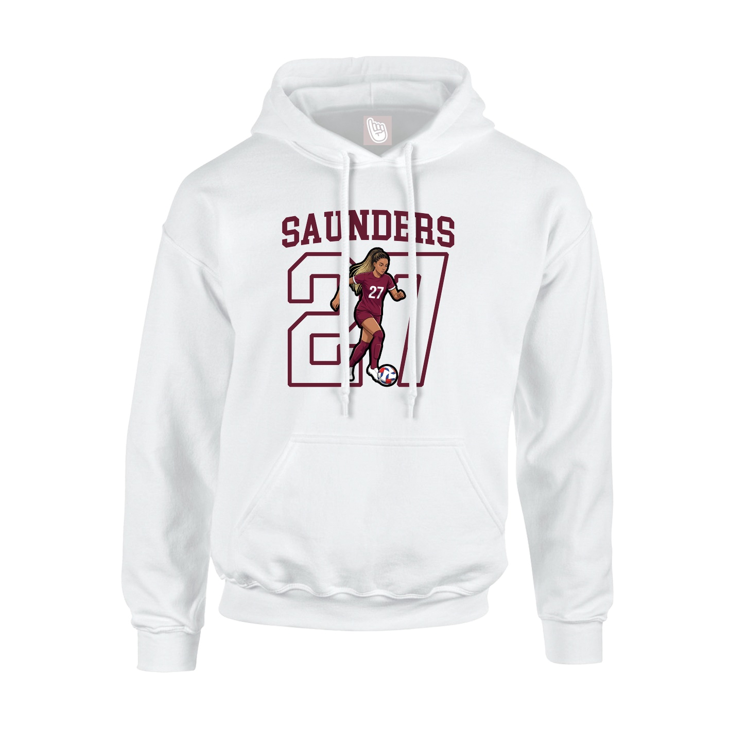 Youth Hoodie — Shirsey in White
