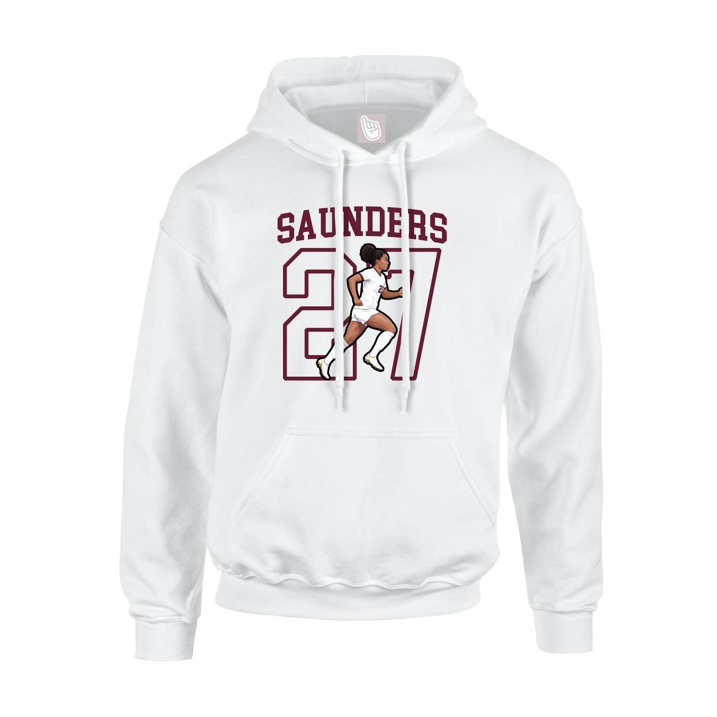Youth Hoodie — Shirsey in White