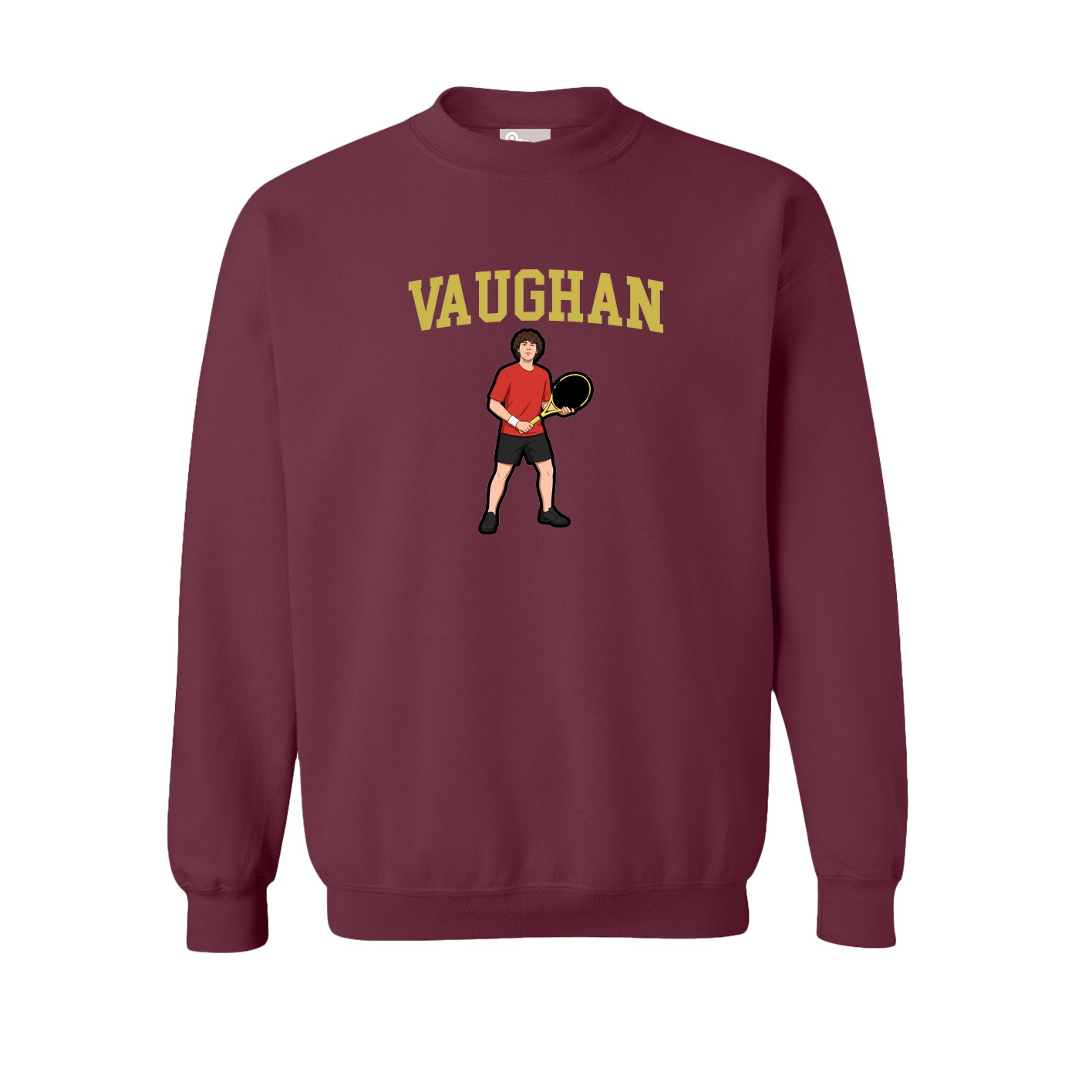 Fleece Crew — Shirsey in Maroon