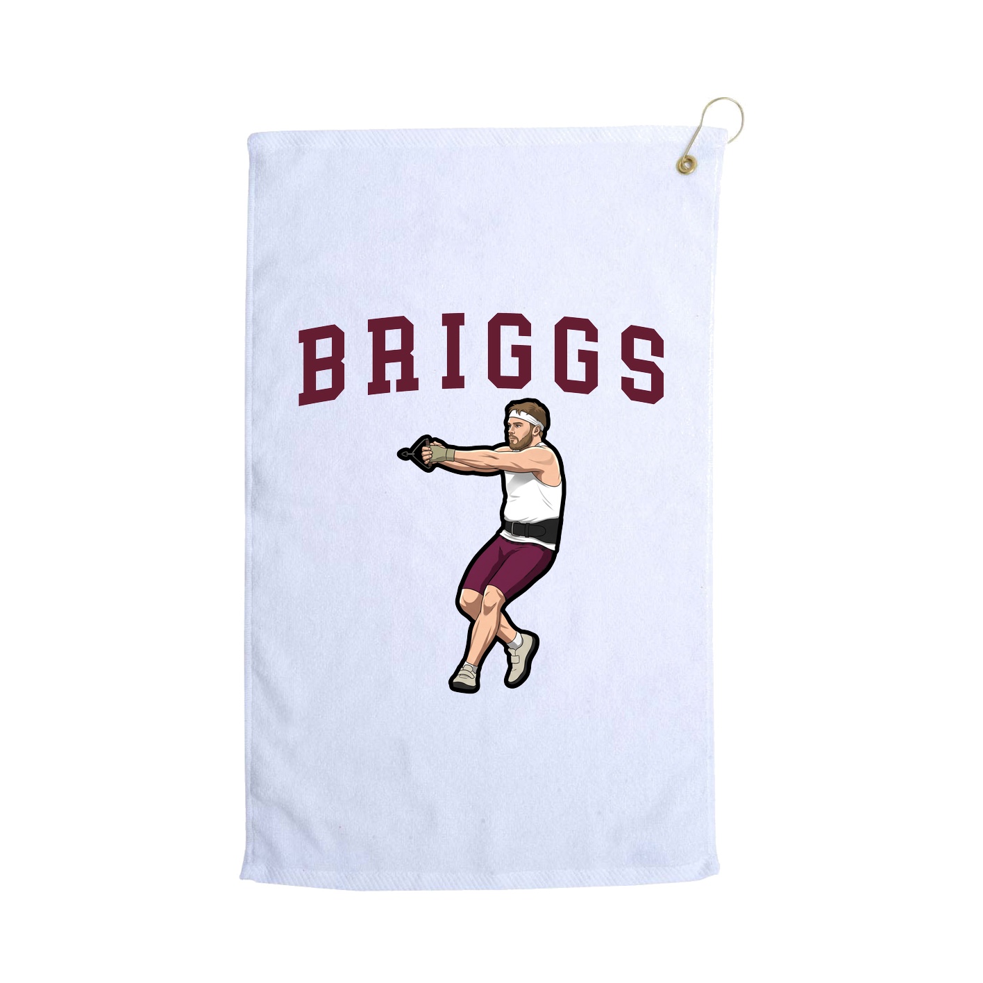 Golf Towel — Shirsey in White