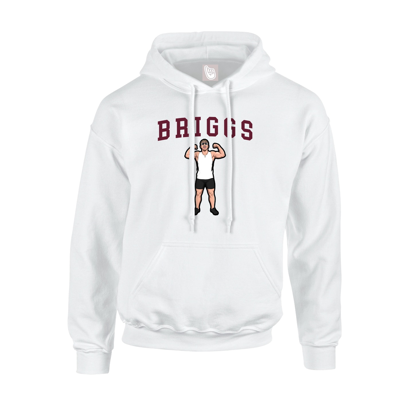 Youth Hoodie — Shirsey in White